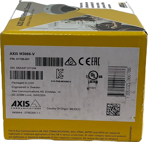 AXIS M3066-V 01708-001 Mini Dome Network Camera (ME)