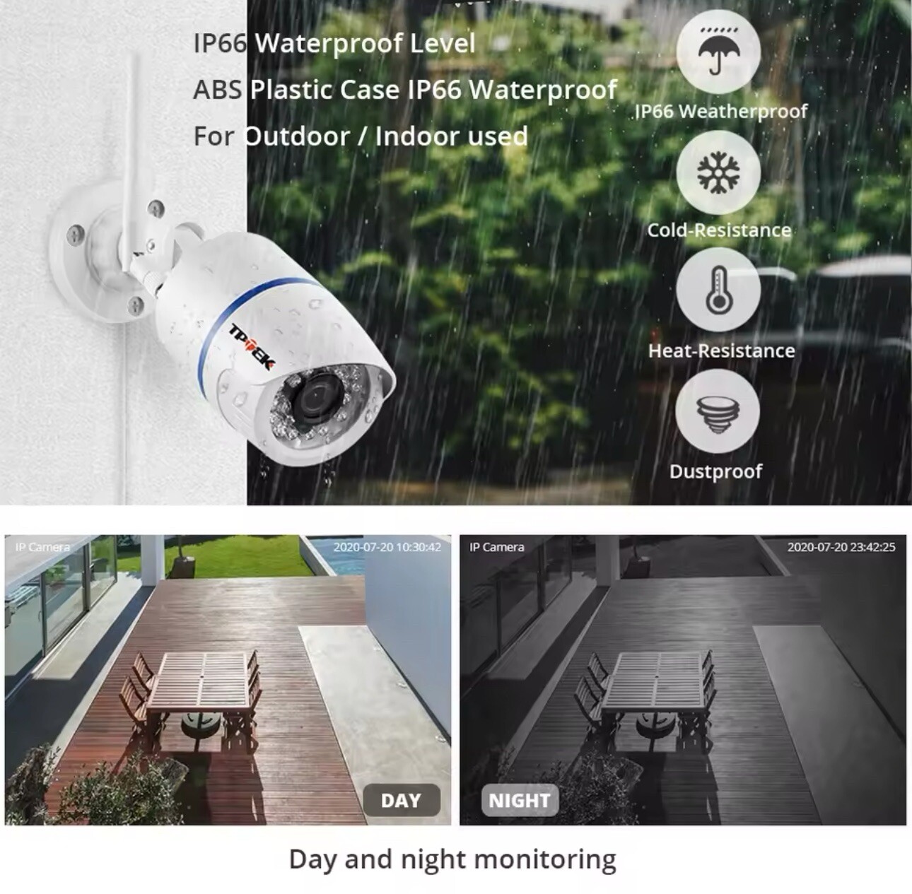 NEW 4MP 1080P IP WIFI HOME OFFICE HD SECURITY SURVEILLANCE WATERPROOF CAMERA