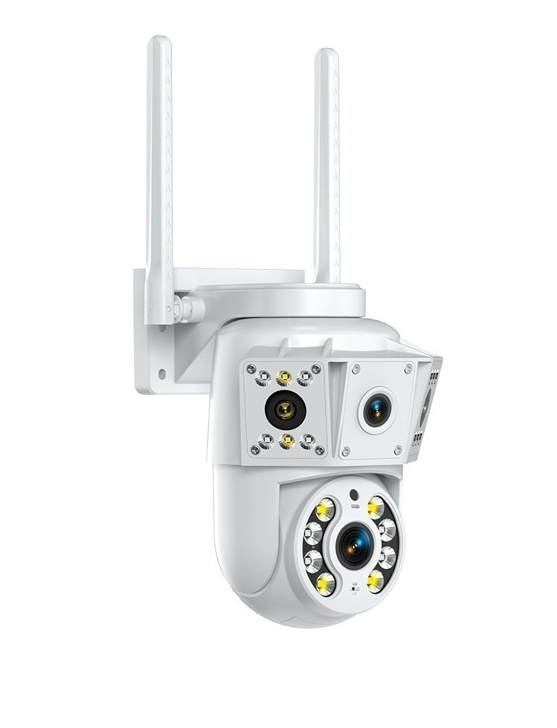 1080P 2MP Wireless WIfi Camera Multi Lens Surveillance Camera Two Way Intercom