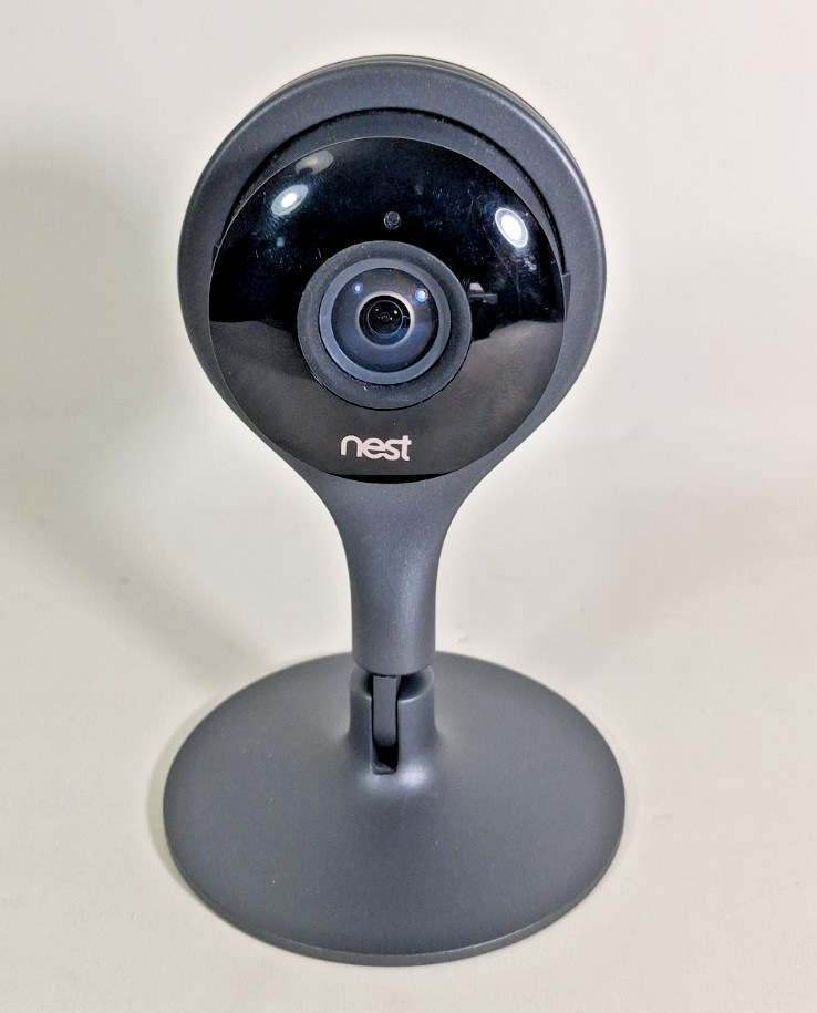 Google Nest Cam Indoor Security Camera A0005 1080p with charger cable