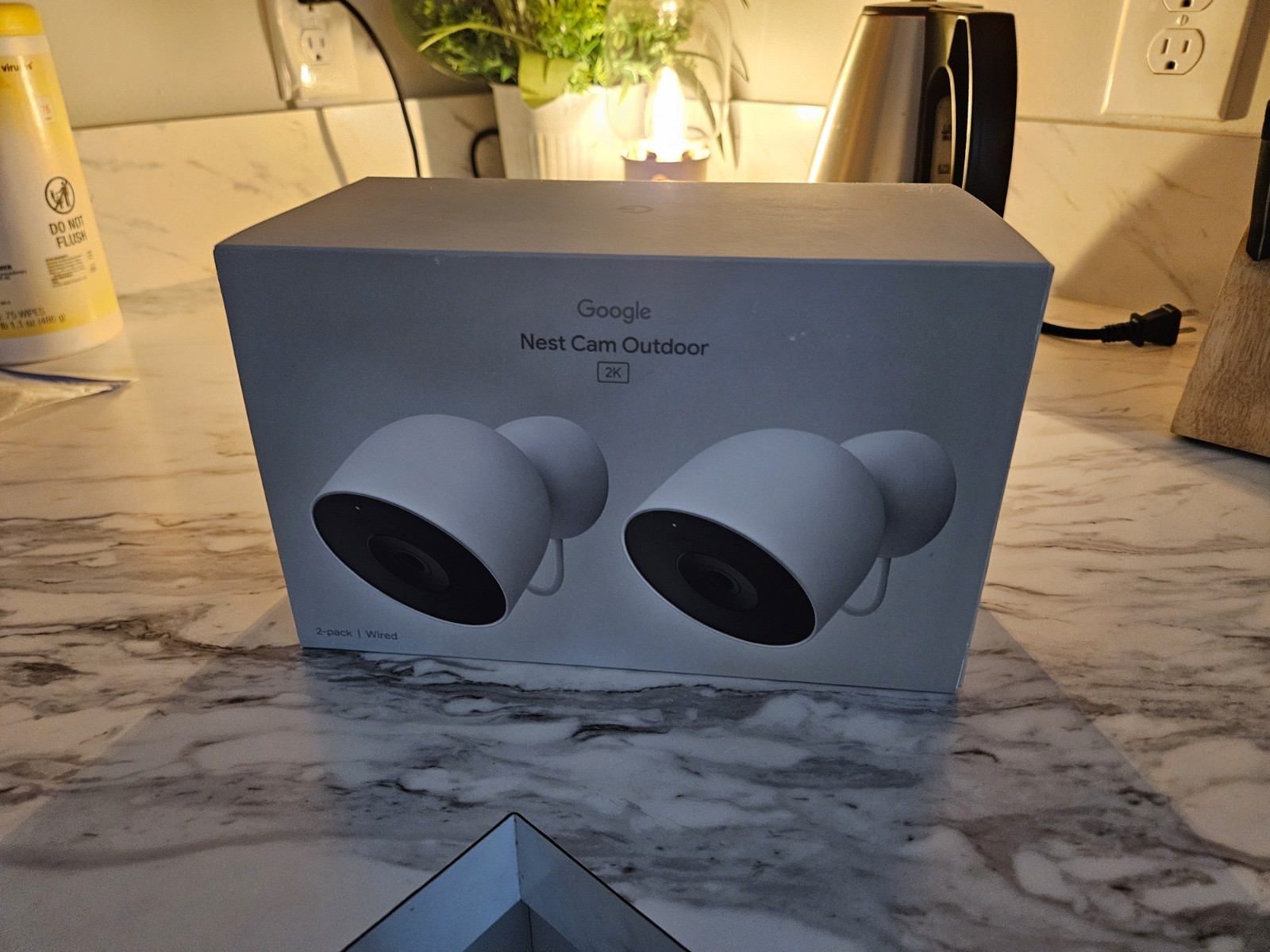 Google NC2400ES Nest Cam Outdoor Security Camera – 2 Pack