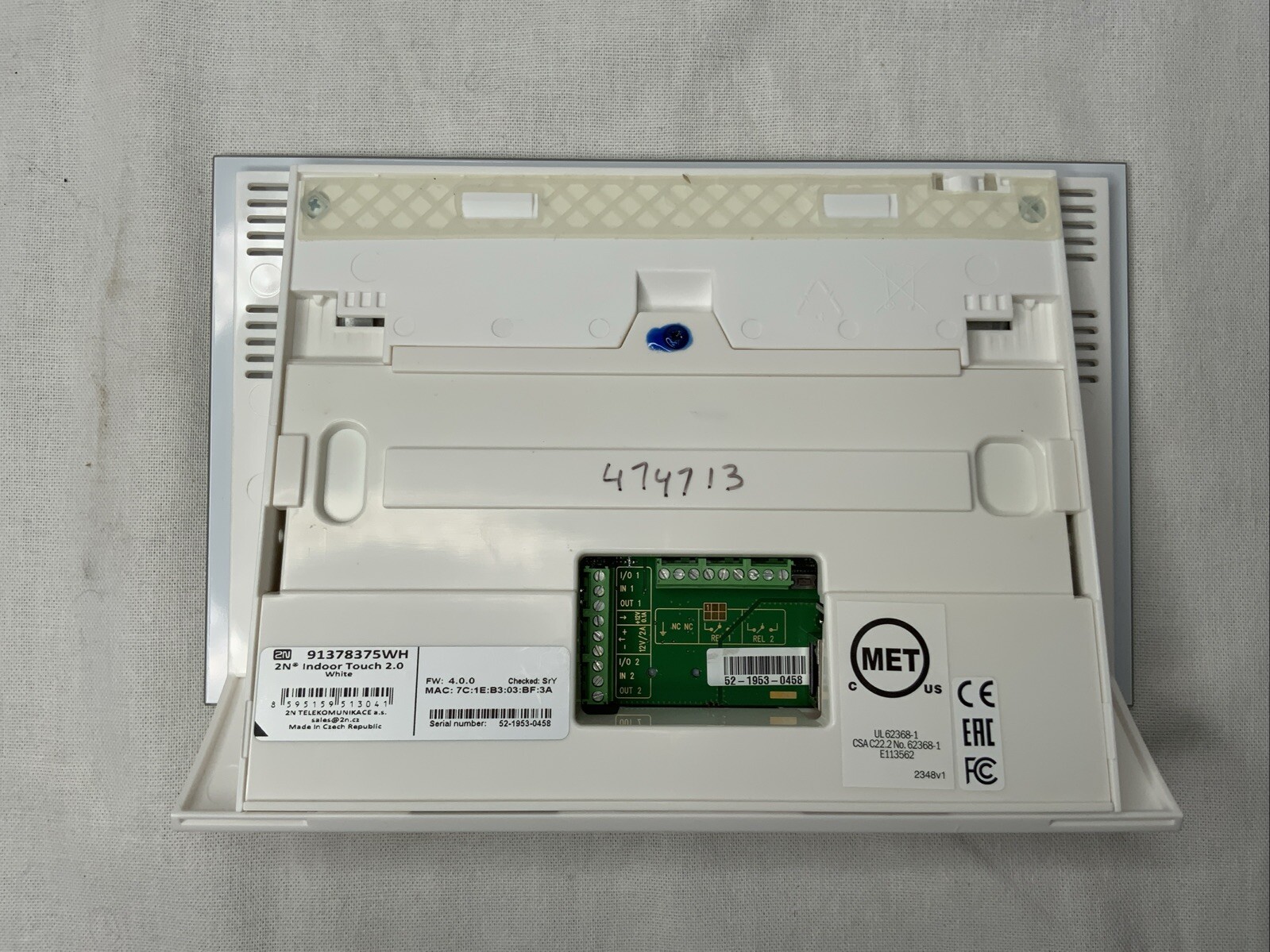 2N Indoor Touch 2.0 (White) Model# 91378375WH