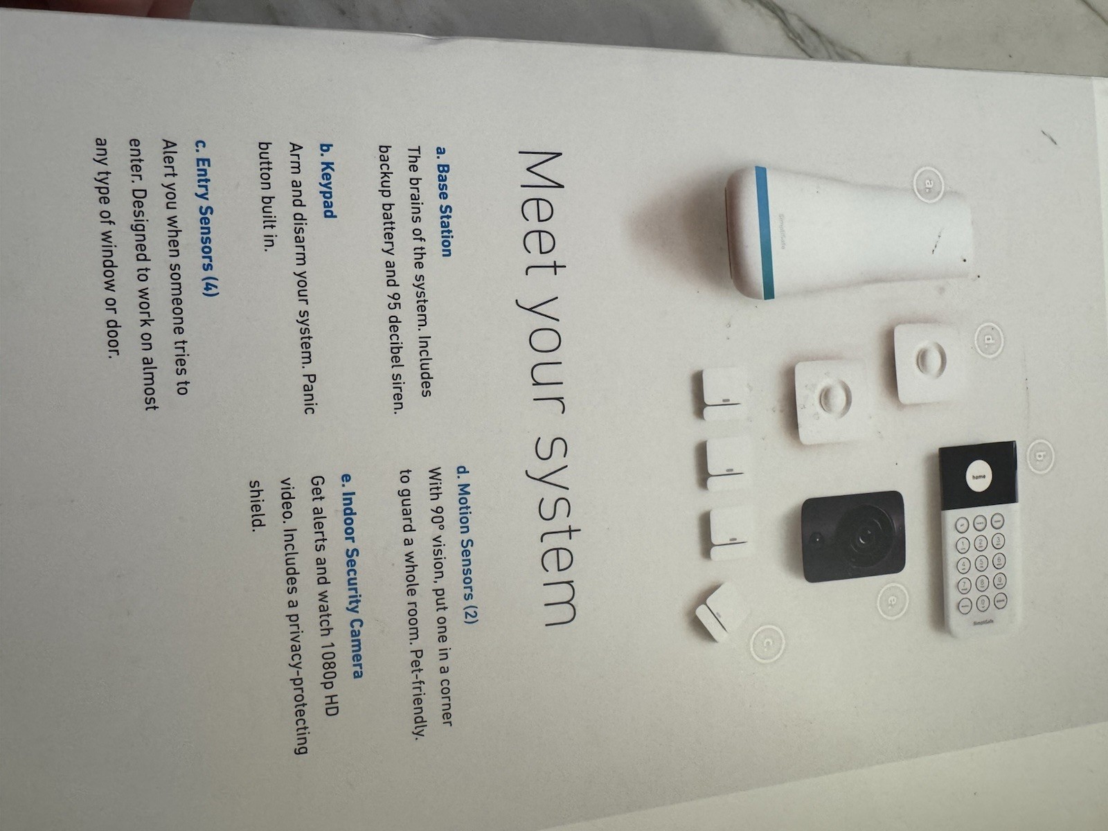 SimpliSafe 9 Piece Wireless Home Security System w/ HD Camera SS3-AMZ-3 New