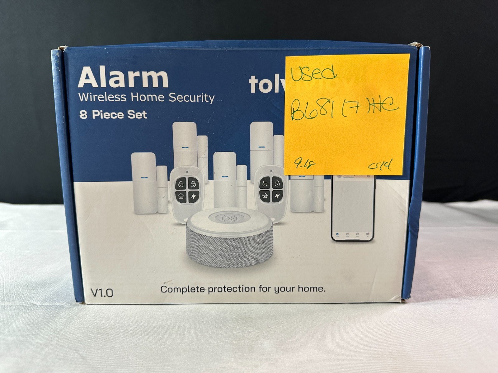 Tolviviov DP-W2 White Wireless Smart Alarm Home Security System 8 Piece Set