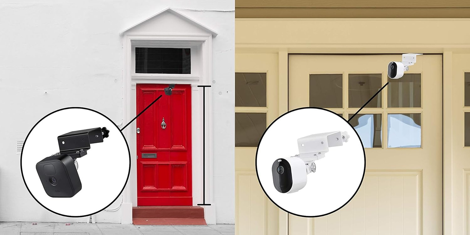 Door Mount Compatible with Arlo Hd/Pro/Pro2/Pro3/Pro4/Pro5S/Ultra/Ultra2/Essenti