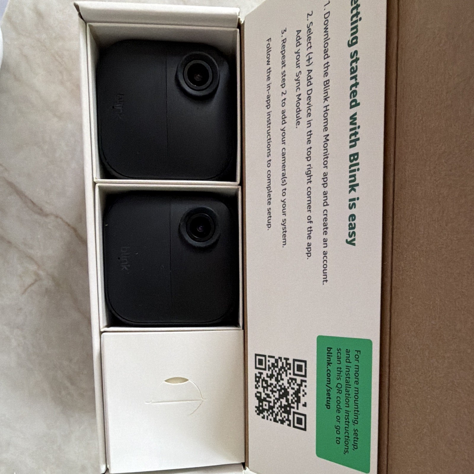 Blink Outdoor 4 2-Cam Kit Wireless Wi-Fi Battery 1080p Alexa Motion/Person