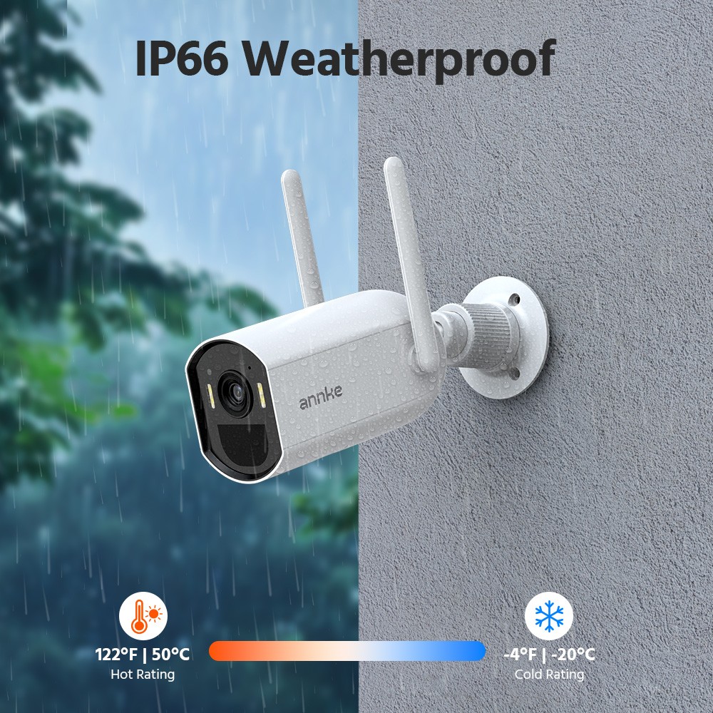ANNKE 4MP Wireless Solar Powered Security Camera System 12” 10CH NVR 2 Way Audio