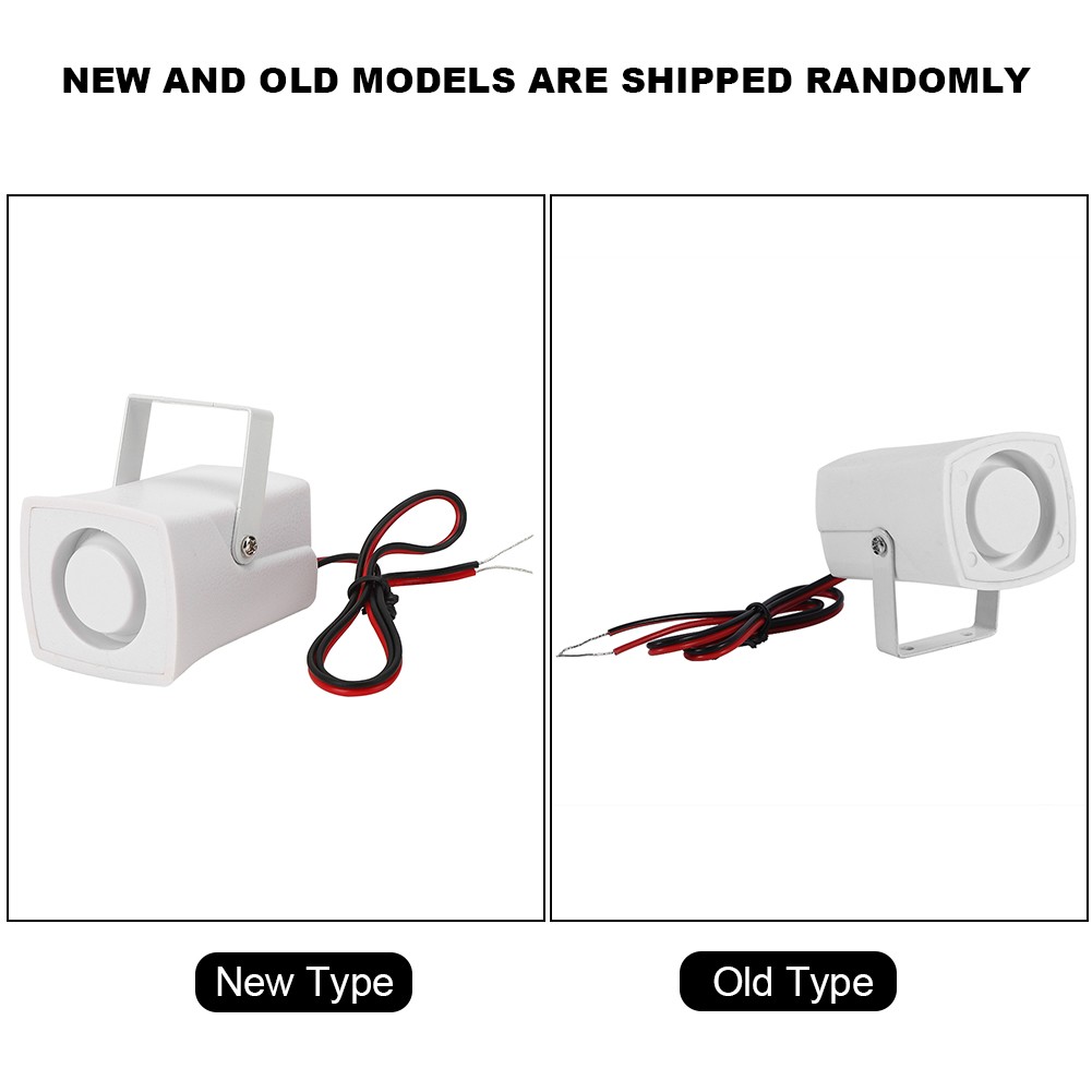 Wired Siren Loud Waterproof Alarm Horn For Home Security Excellent