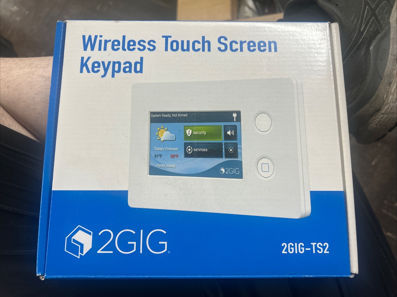 2GIG 2GIG-TS2-E WIRELESS TOUCHSCREEN KEYPAD FOR GC2E