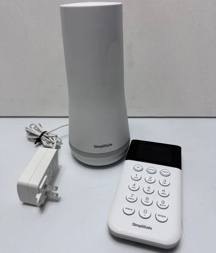 SimpliSafe SSBS3 WiFi Base Station & Wireless Keypad Home Security SSKP3 PinLok