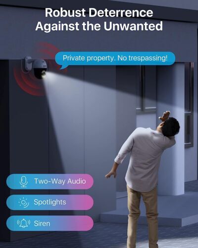 ZOSI 4K 16CH Spotlight PoE Security IP 5MP Camera System Wi-Fi Two-Way Audio 4TB