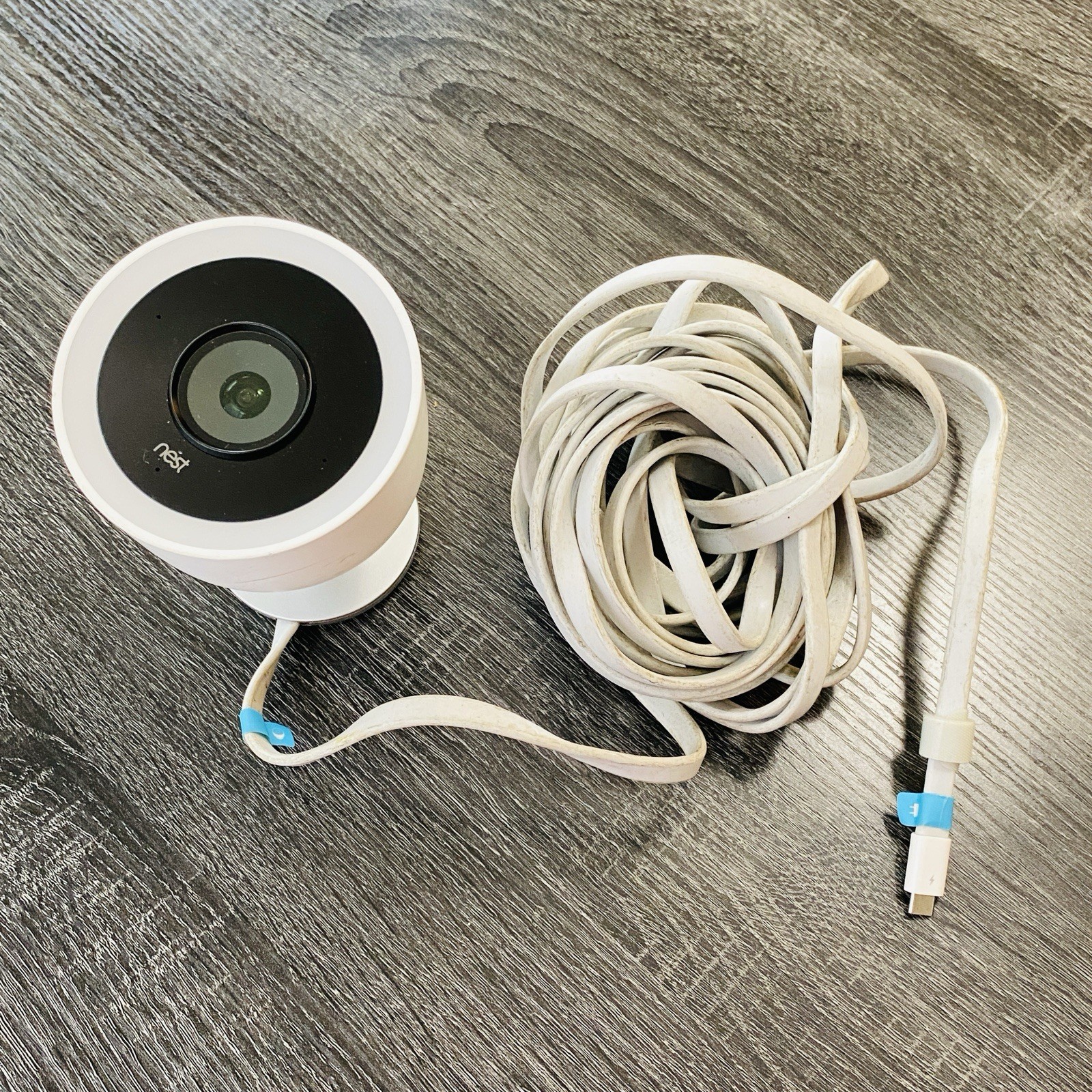Google Nest Cam Outdoor White Classic Smart HD Security Camera With Cable