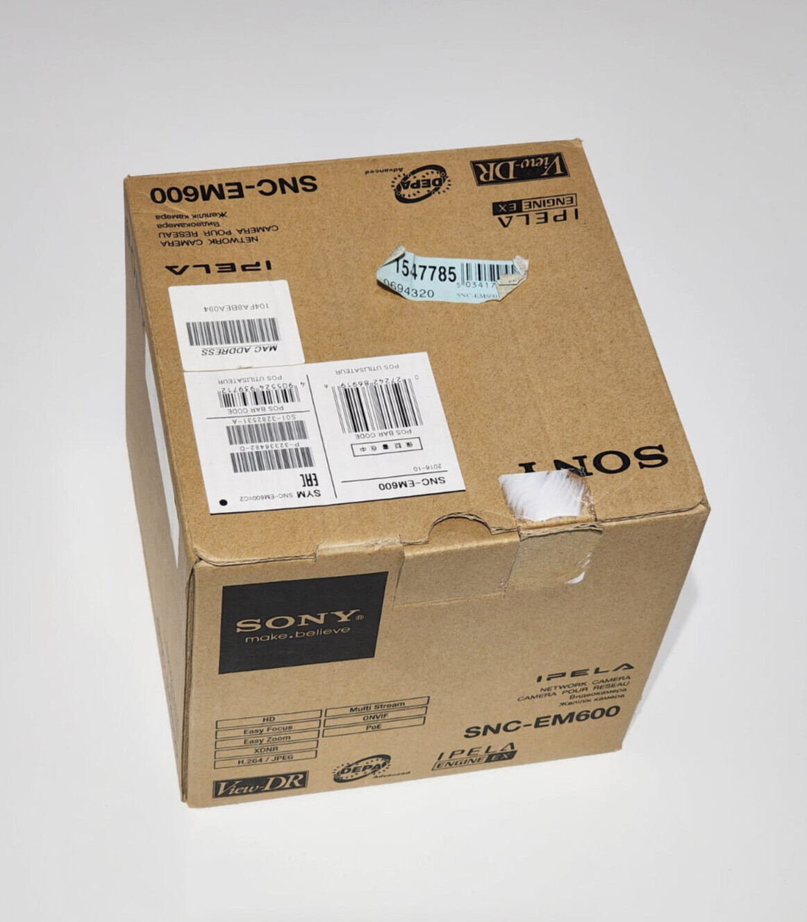 Sony Dome IP Security Camera SNC-EM600 SNC Series 720P HD (IPELA Comp)