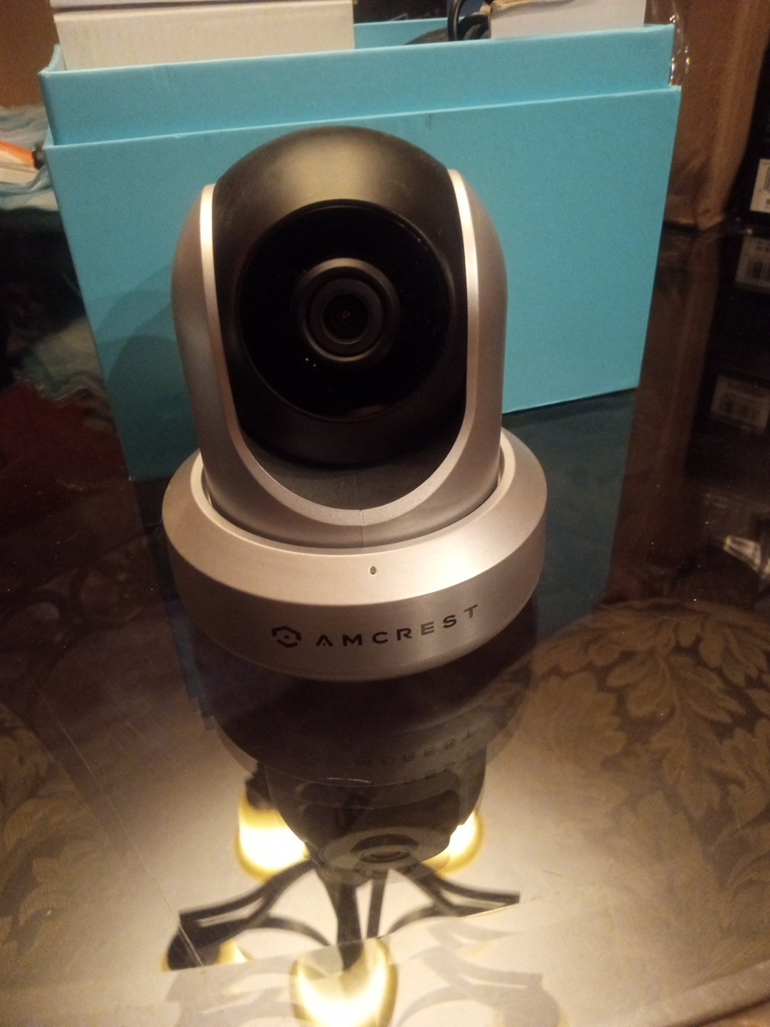 Amcrest Wireless Camera Pan Tilt Night Vision Two-way Talk Alexa Google IPM-721W