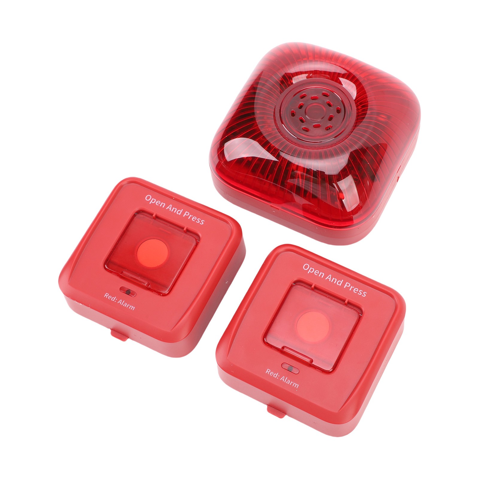 2-4 Pack Wireless Sound And Light Alarm For Home Security XXEF