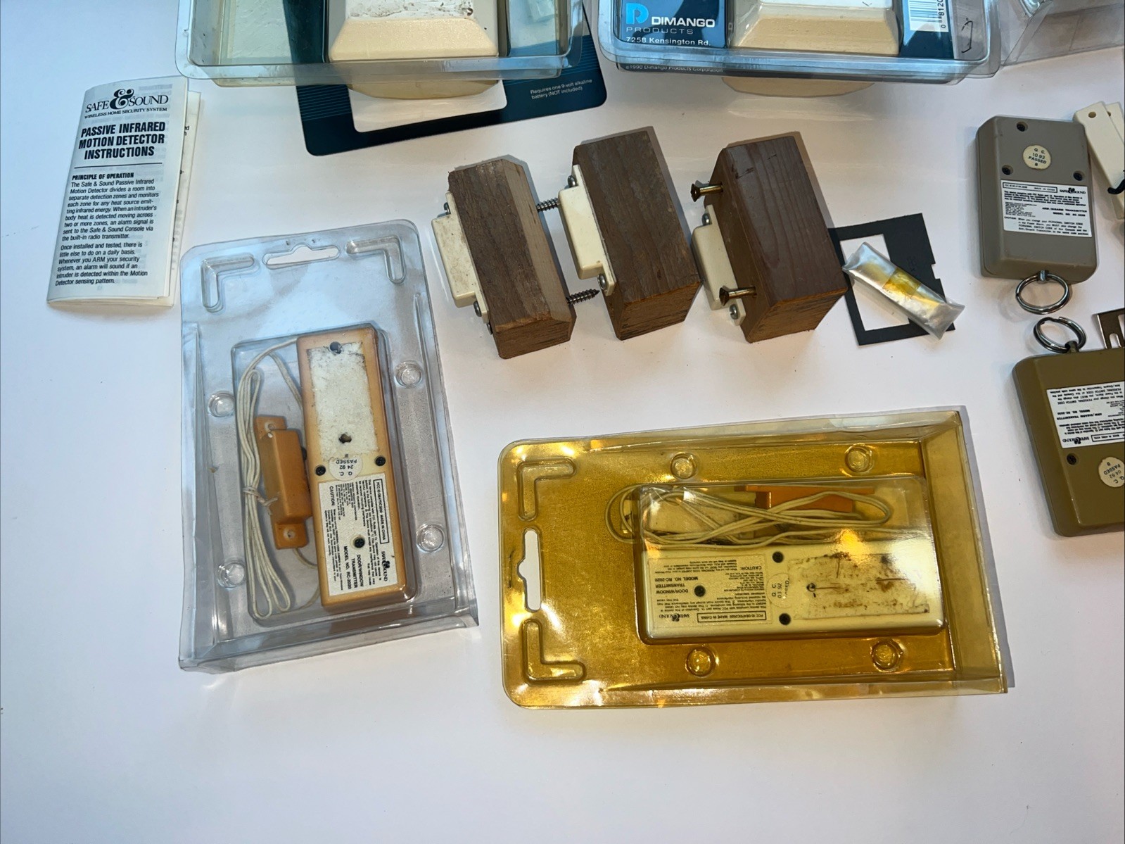 Lot Of Vintage Alarm System Components Safe & Sound | Used Untested As Is