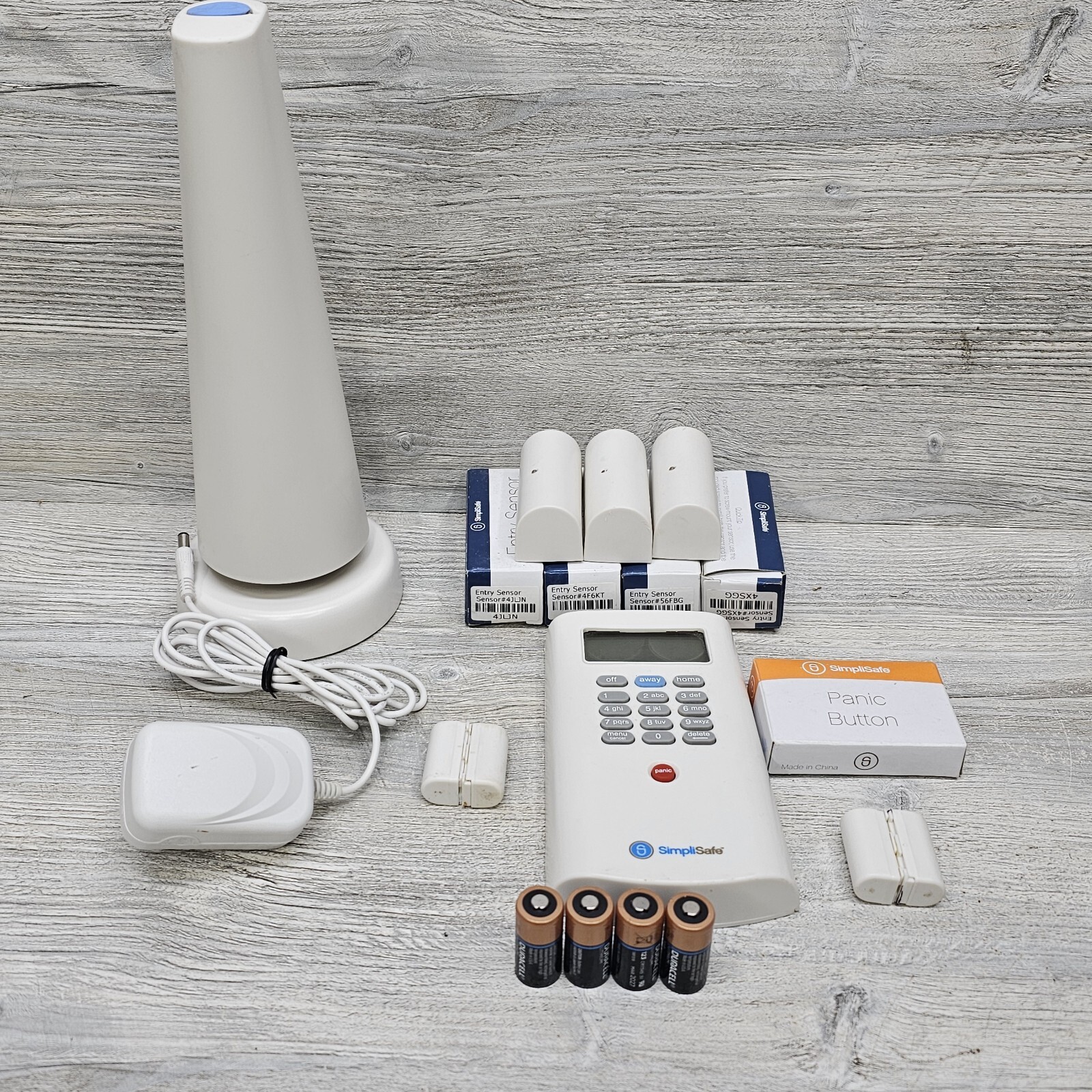 SimpliSafe 1st Gen Security System Lot Keypad Base Panic Button 7 Entry Sensors