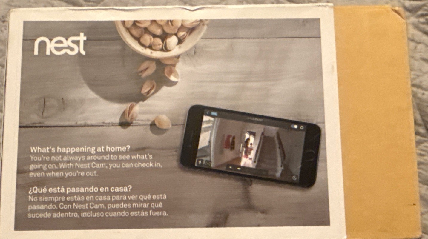 Nest NC1102ES 1080p Security Camera. Brand New. Open Box