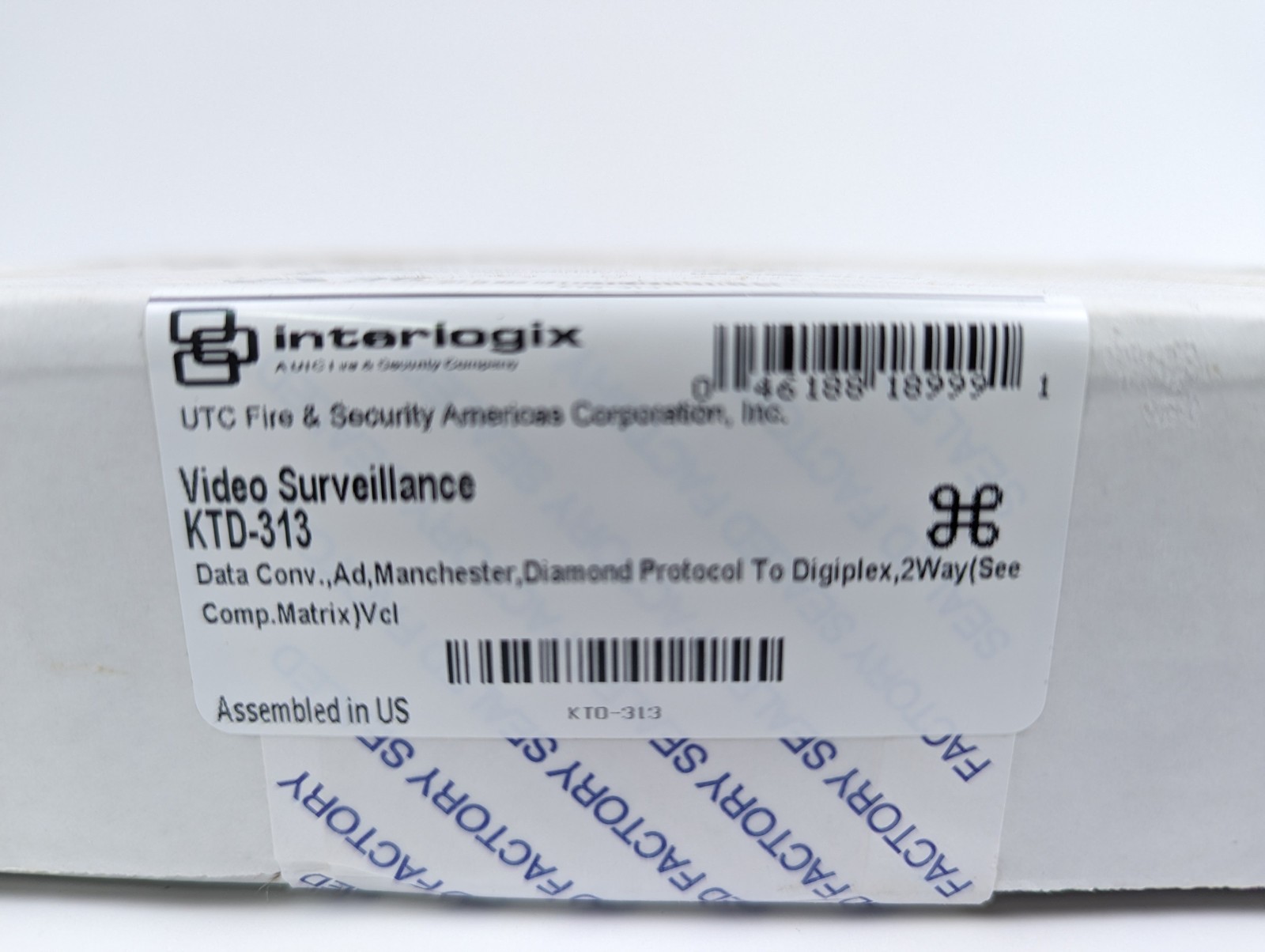 Interlogix KTD-313 Data Converter AD Manchester Diamond Protocol to Digiplex