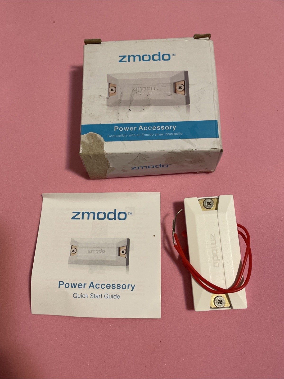 Zmodo Beam WiFi Range Extender ZM-SHRZ03W W/POWER ACCESSORY ZM-SHDZ01