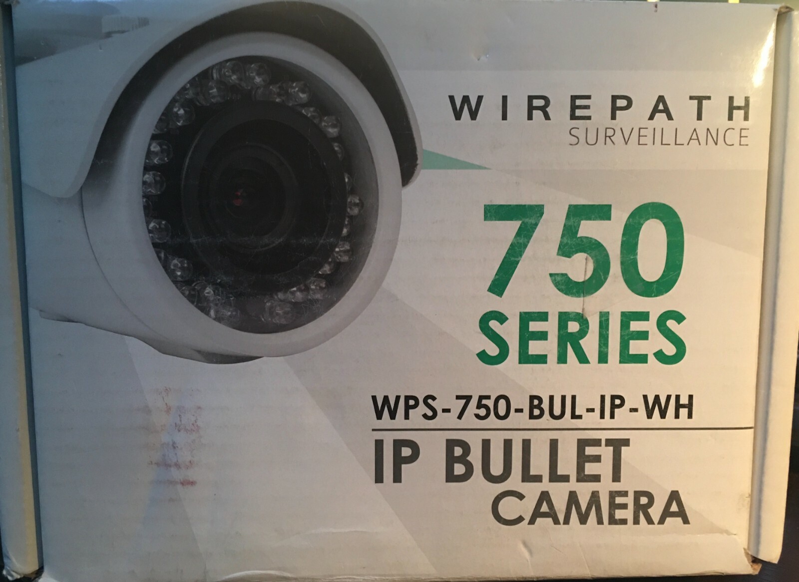 Wirepath Surveillance 750 Series Bullet IP Outdoor Camera (WPS-750-BUL-IP-WH)