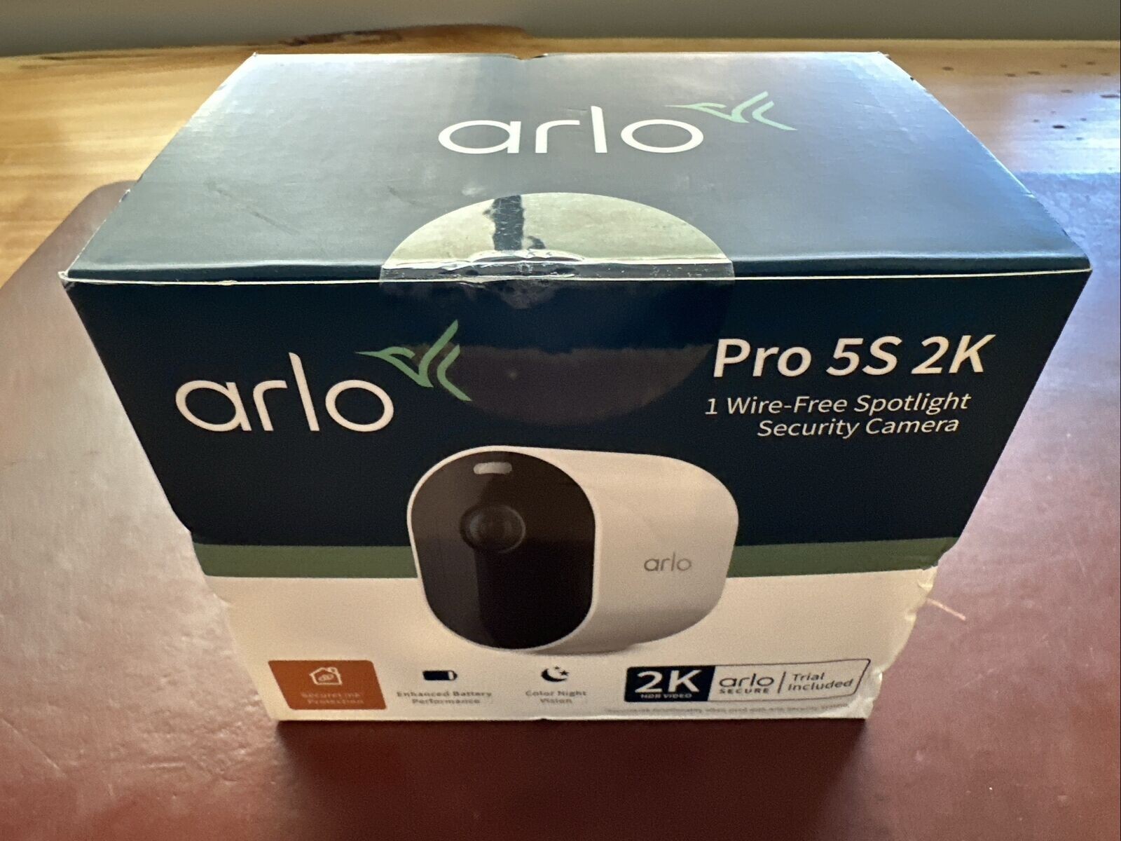 Arlo Pro 5S 2K Spotlight Camera 1 Pack Security Cameras Wireless Outdoor SEALED!