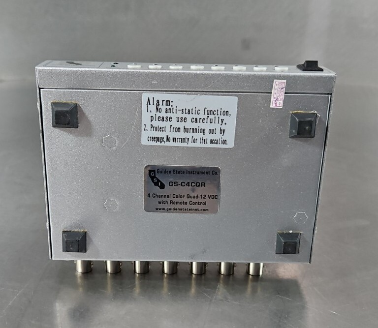 Color QUAD System GS-C4CQR. 4 Channel Color Quad 12 VDC. 3E-38