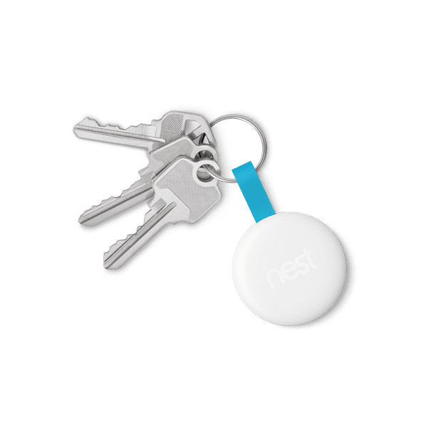 4 Pack Google Nest Tag Wireless Home Security Key Fob – White/Blue, New In Box