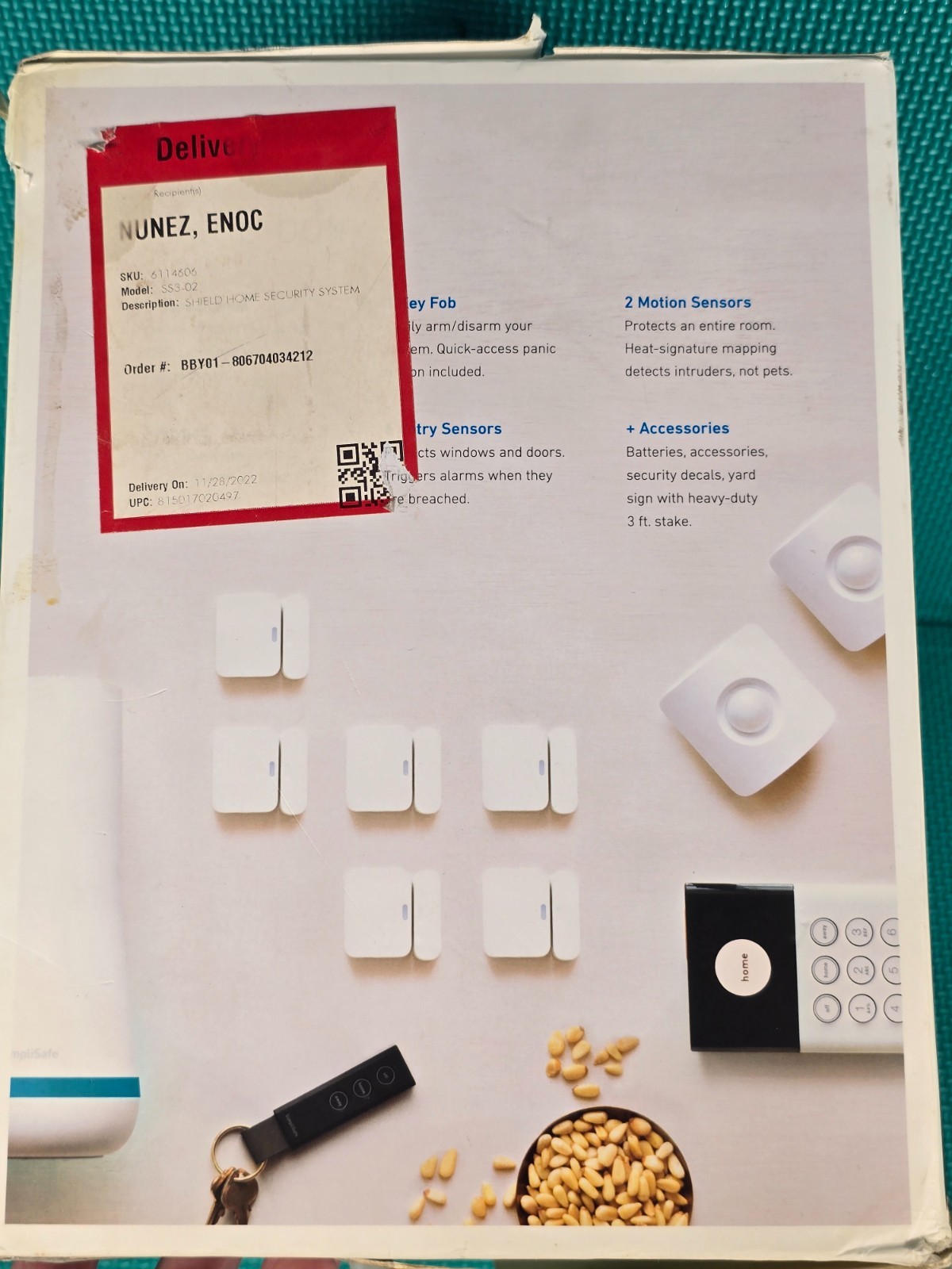 SimpliSafe Protect Home Security System White 11-piece Complete ???
