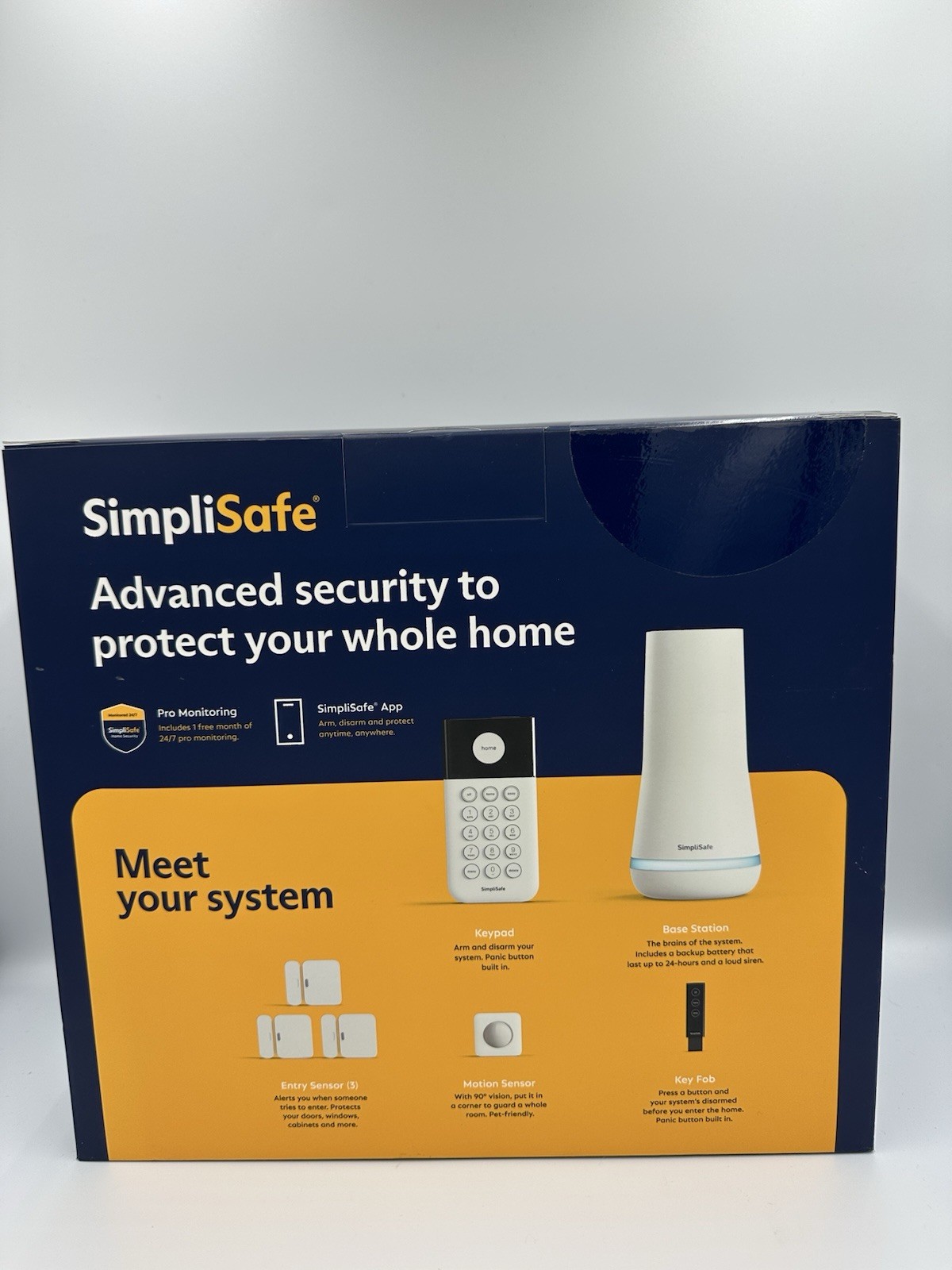 Simplisafe Home Security System 7 Piece Kit – NEWEST MODEL – SEALED IN BOX