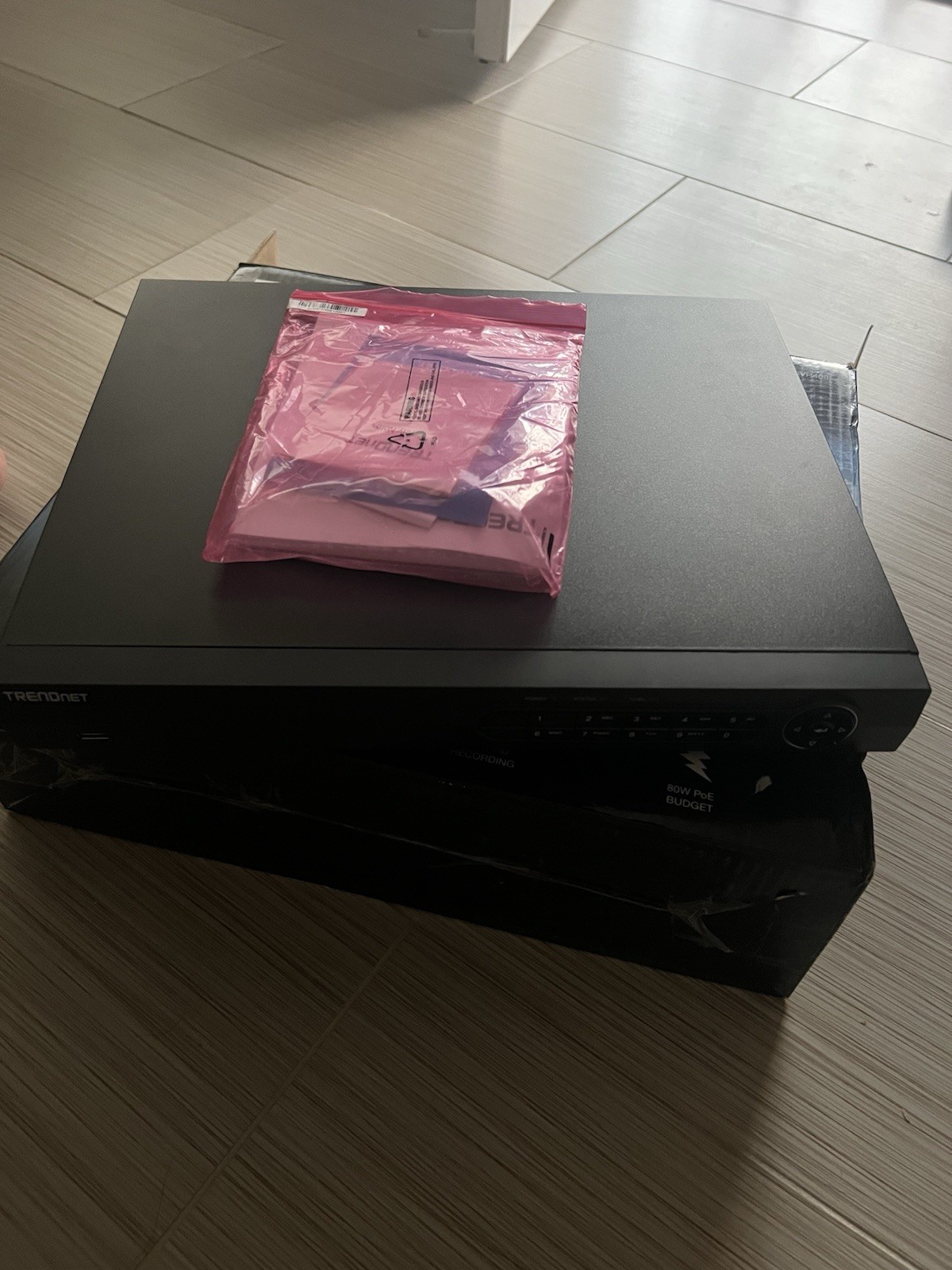 TRENDnet TV-NVR408 8 Channel 4K UHD PoE+ NVR Unit Only! No Cable