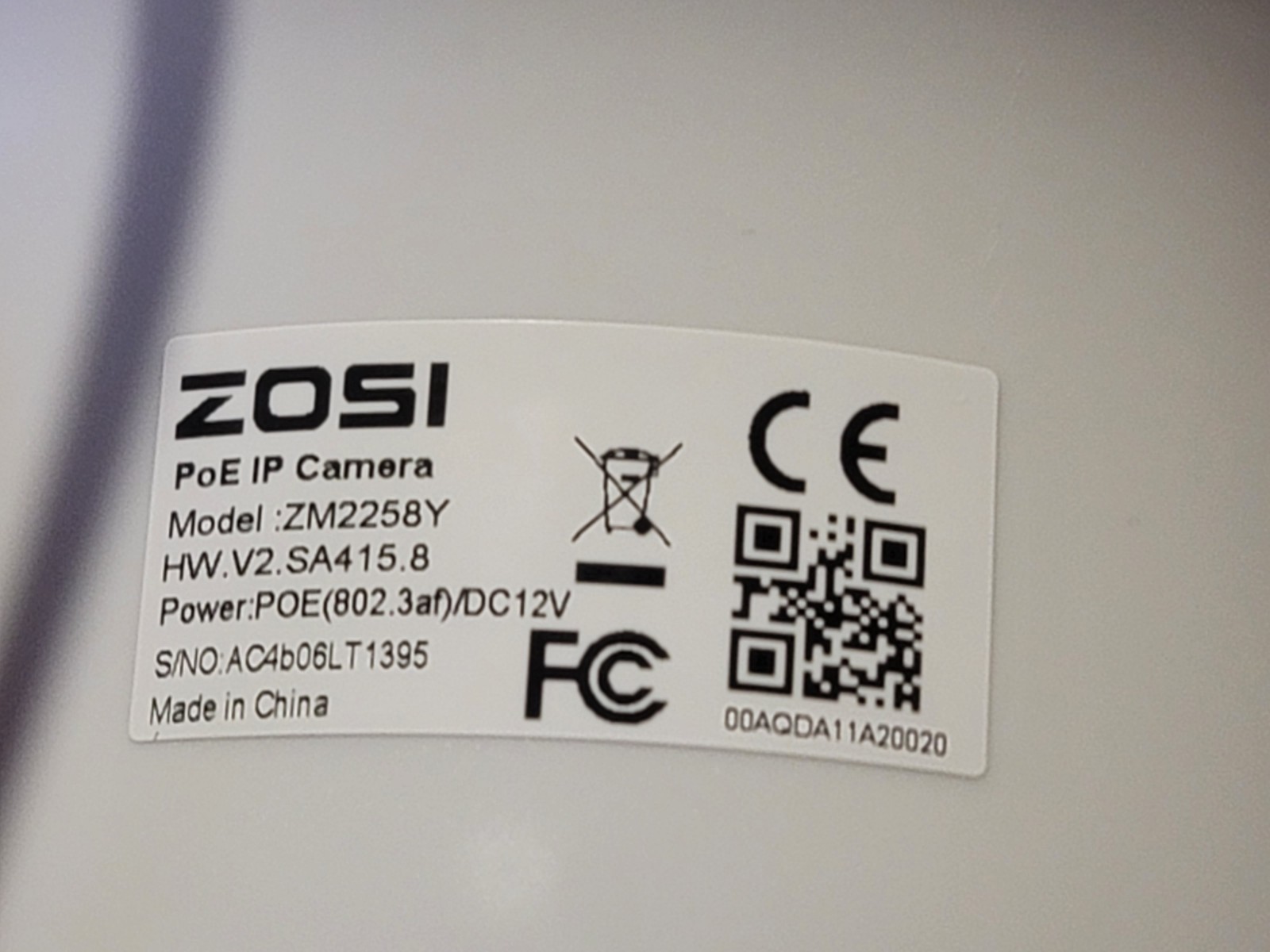 ZOSI 8CH 4K 8MP NVR PoE Security Camera System Outdoor 2TB OPEN BOX