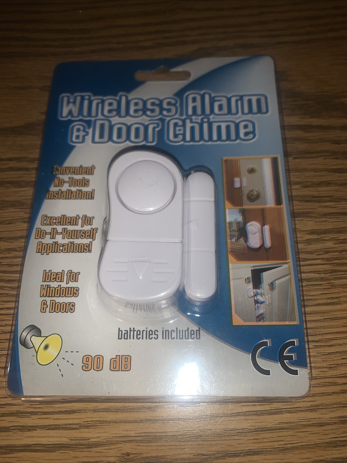 Wireless Home Security Alarm and Door Chime Battery operated 20975 90db DIY