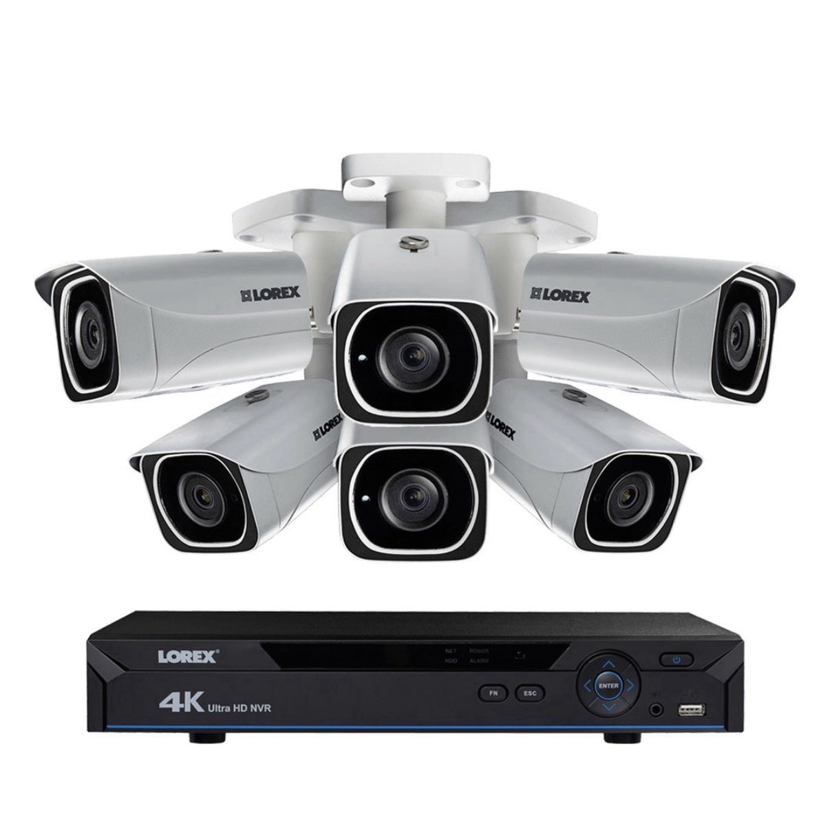 Lorex 4K Ultra HD Wired Network Color Night Vision IP Security Cameras (NEW)