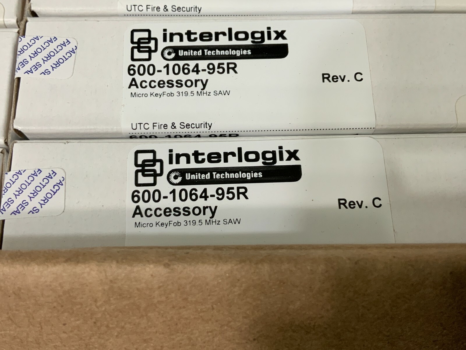 Lot of 210 600-1064-95R Interlogix Micro KeyFob