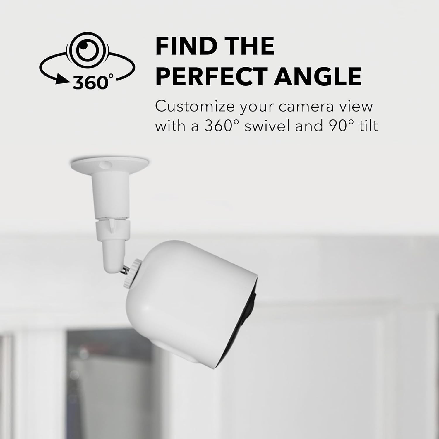 Weather-Resistant Adjustable Security Wall Mount for Arlo Pro & Ring – 2-Pack