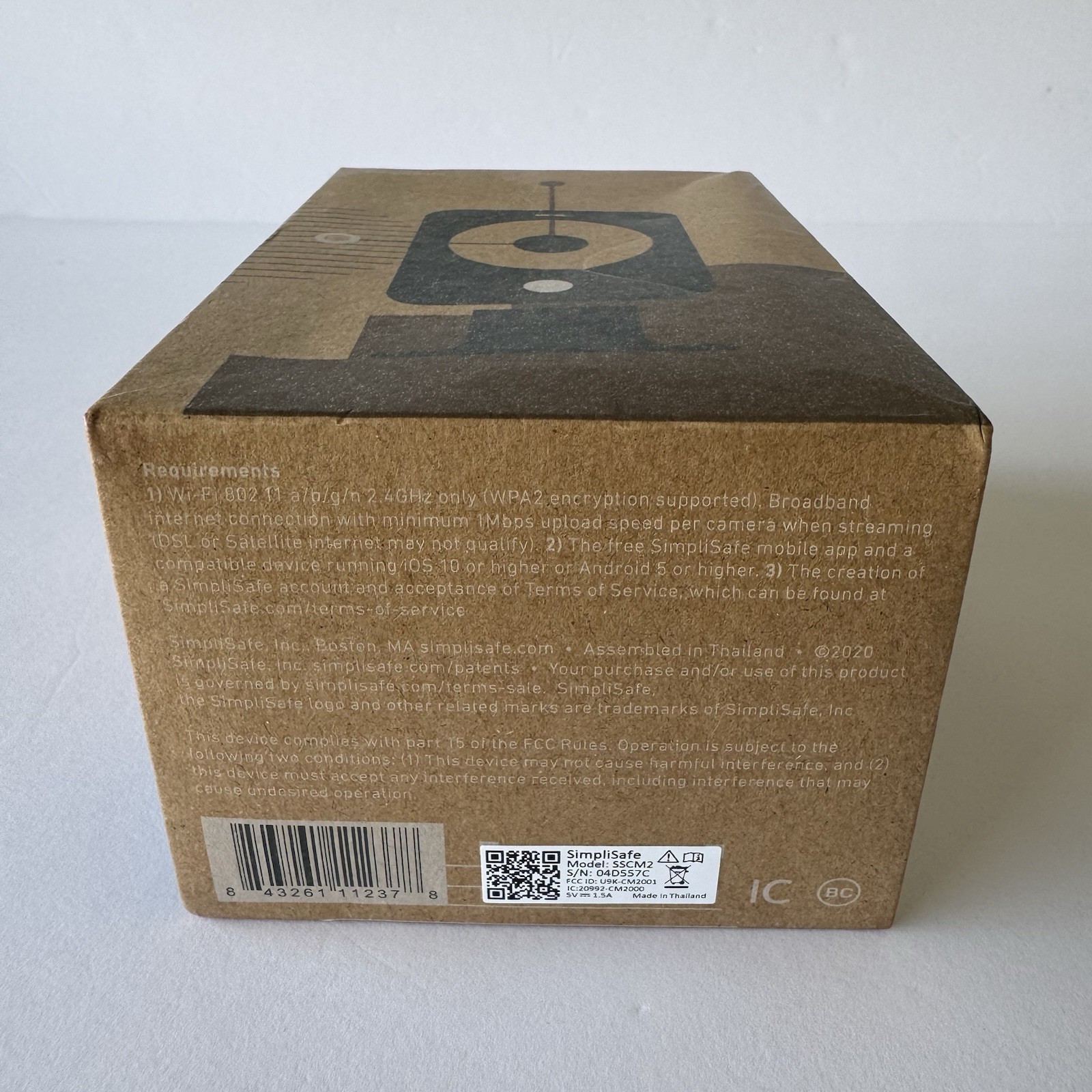 SimpliSafe SimpliCam SSCM2 Indoor Security 1080p HD Video Camera (New)(Open Box)
