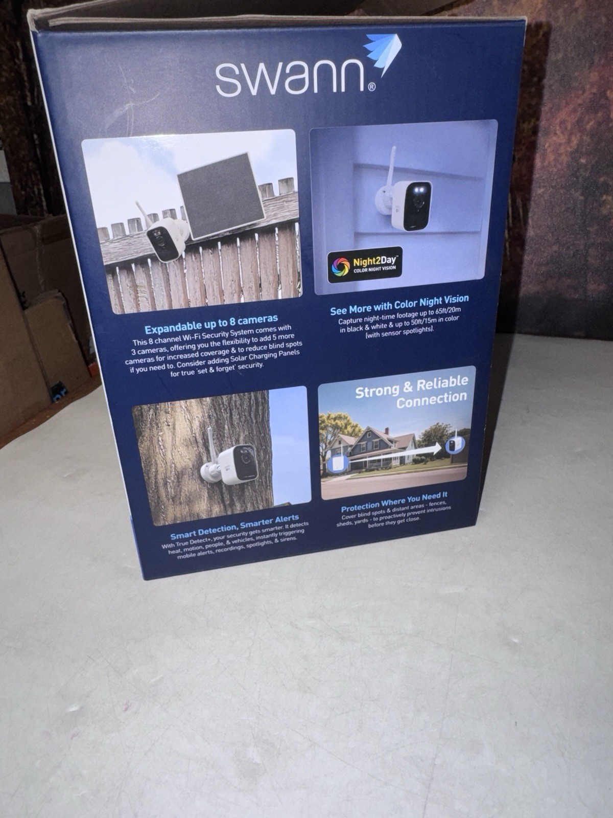 Swann MaxRanger 4K 3-Camera Long-Range Wireless Security System