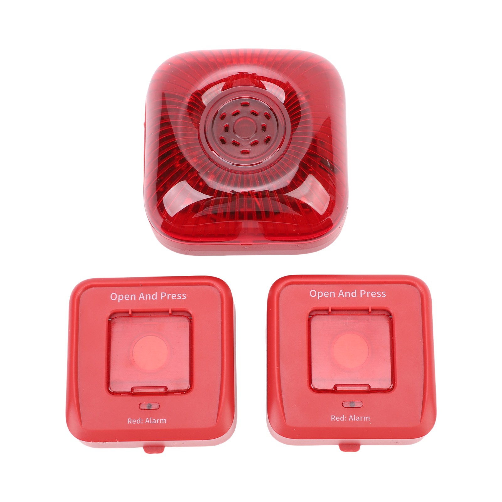 2-4 Pack Wireless Sound And Light Alarm For Home Security XXEF