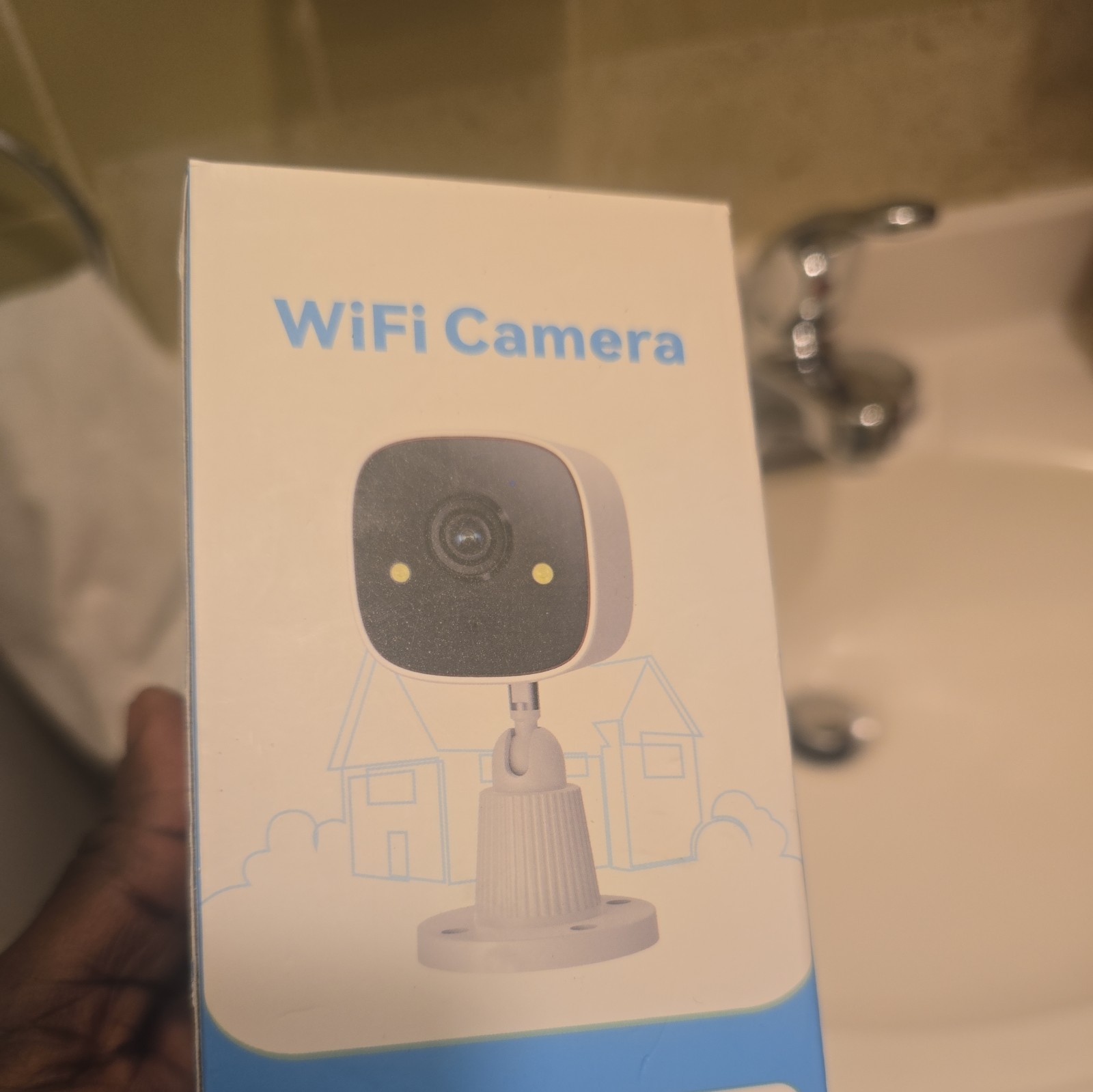JENNOV 2.4G Wifi Indoor/Outdoor IP Wired Security Camera 3MP Night Vision Audio