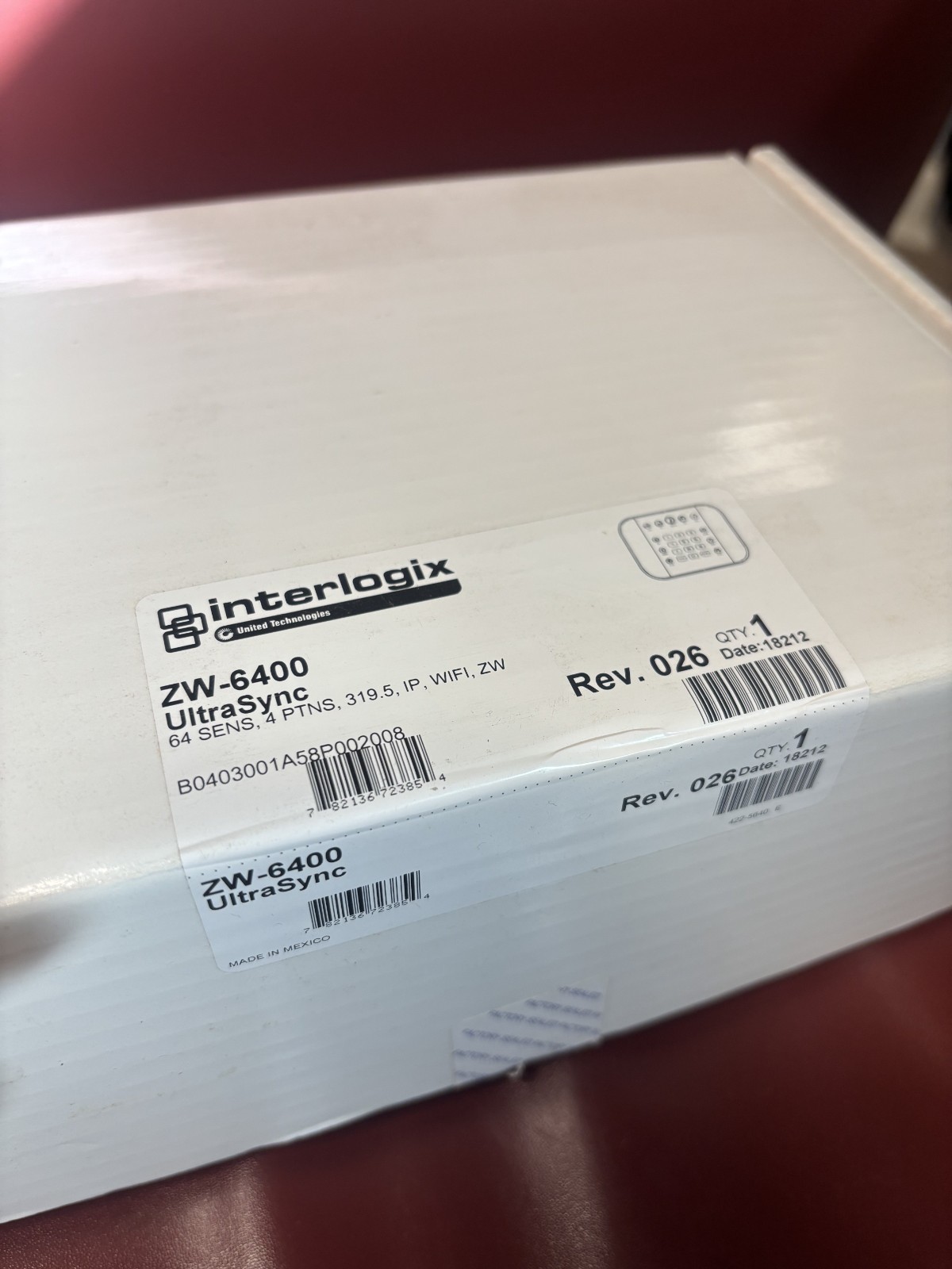 INTERLOGIX ZW-6400 UltraSync Self-Contained Wireless Security Hub