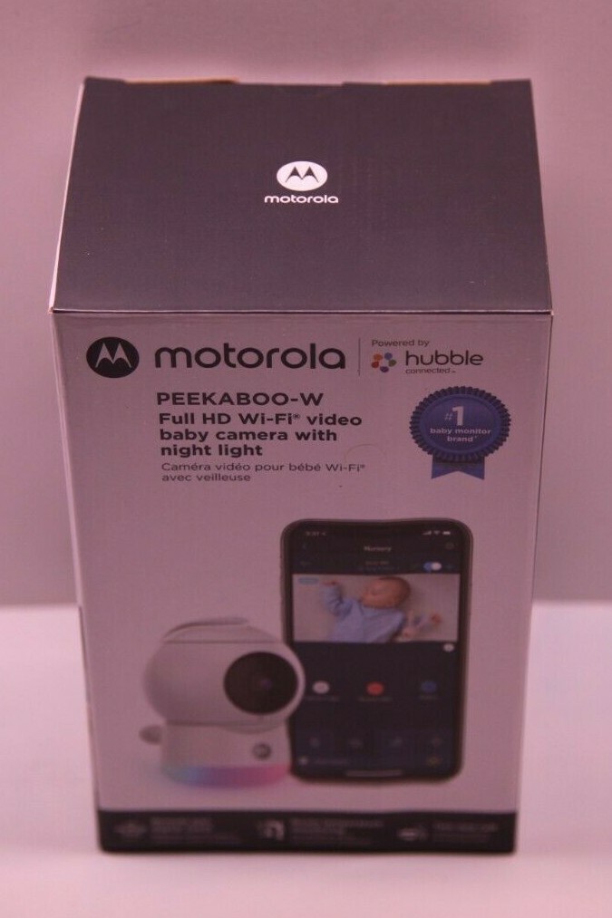 !! MOTOROLA !! PEEKABOO-W !! FULL HD – WIFI BABY CAMERA w NIGHT LIGHT !!