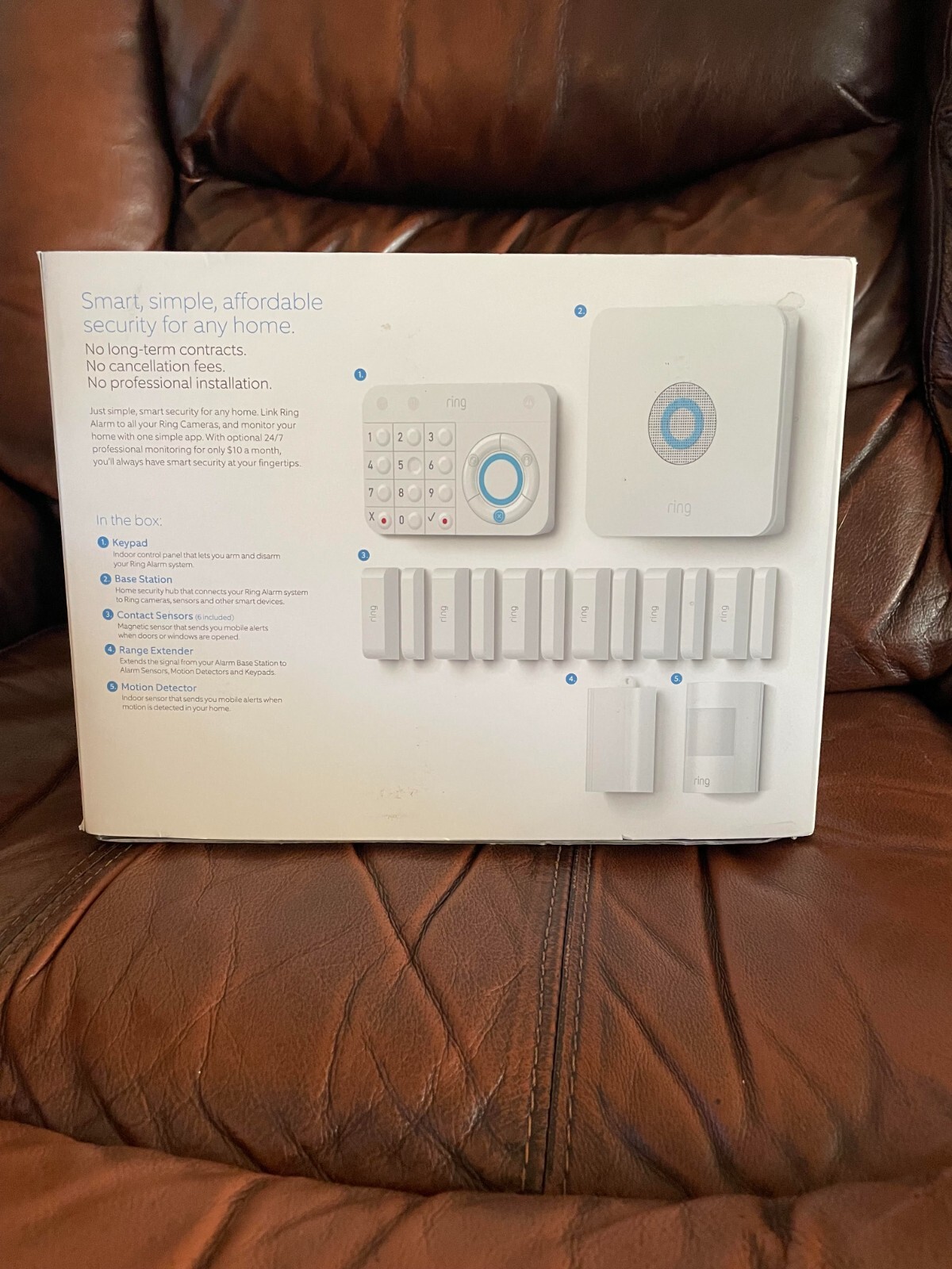 Ring Alarm Wireless Security Kit Home System – 10 Piece