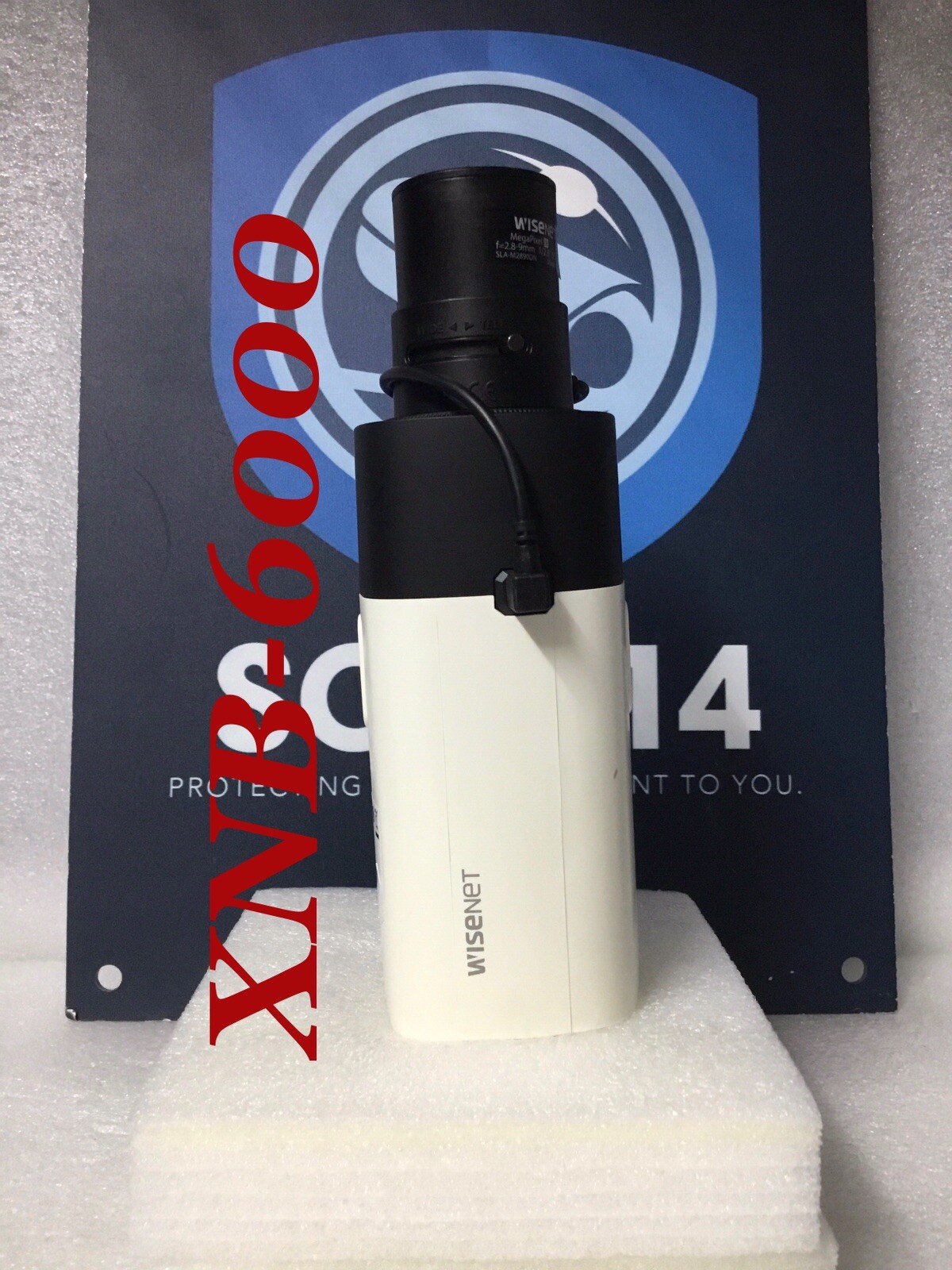 Wisenet XNB-6000 Surveillance IP Color Camera W/ 2MP IR Lens 2.8-9mm H.265 H.264