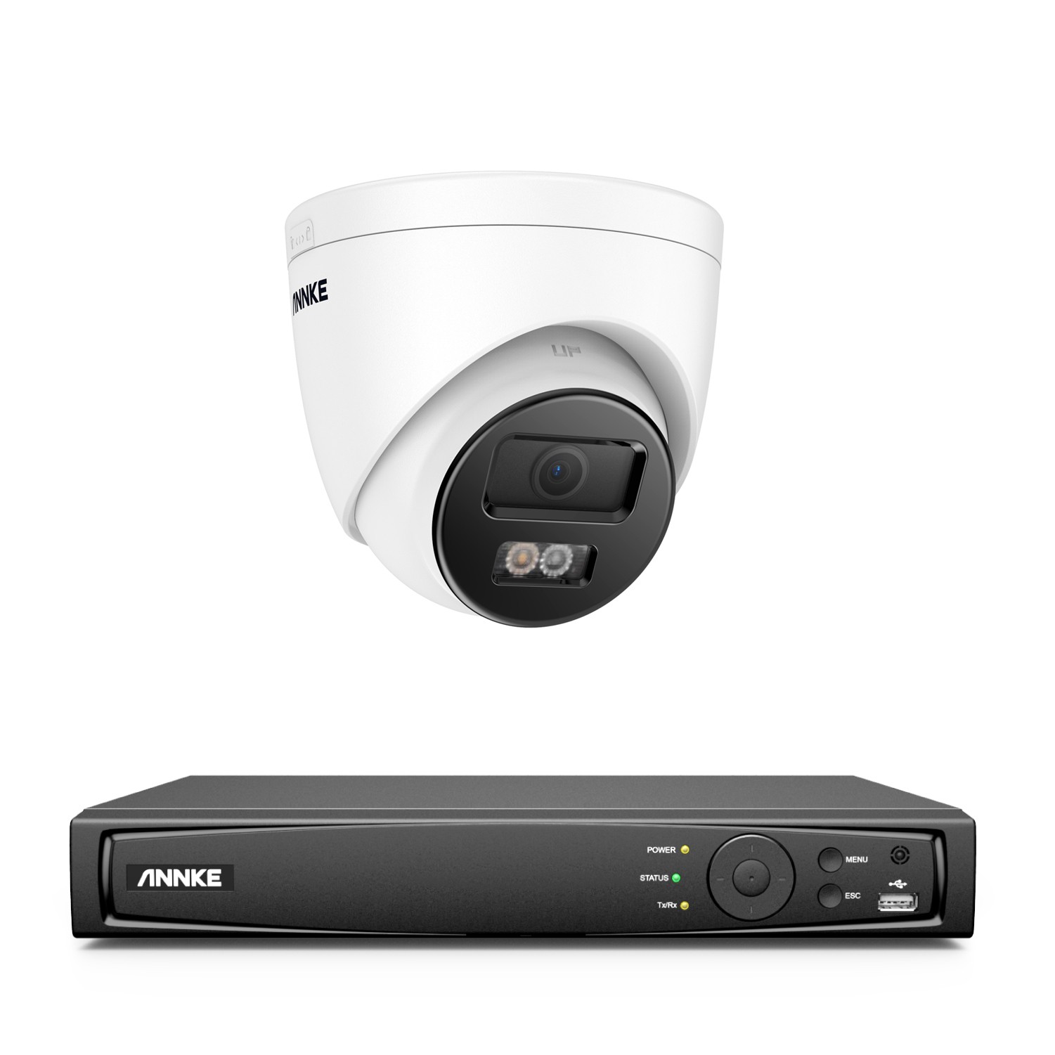 ANNKE 4K Audio POE Security IP Camera System 12MP 8CH NVR Outdoor Color Night AI