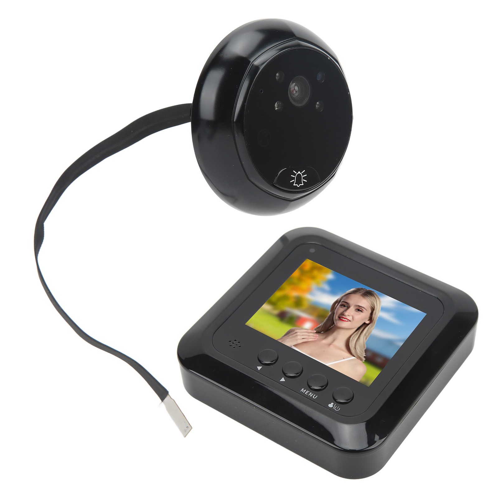 Video Door Phone System Digital Door Viewer Infrared Night 160 Degree