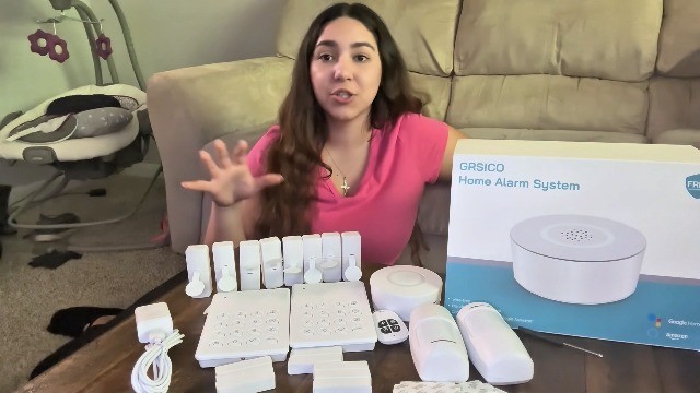 Wireless Home Alarm System 15 Piece WiFi Security Kit Phone App Alert Siren