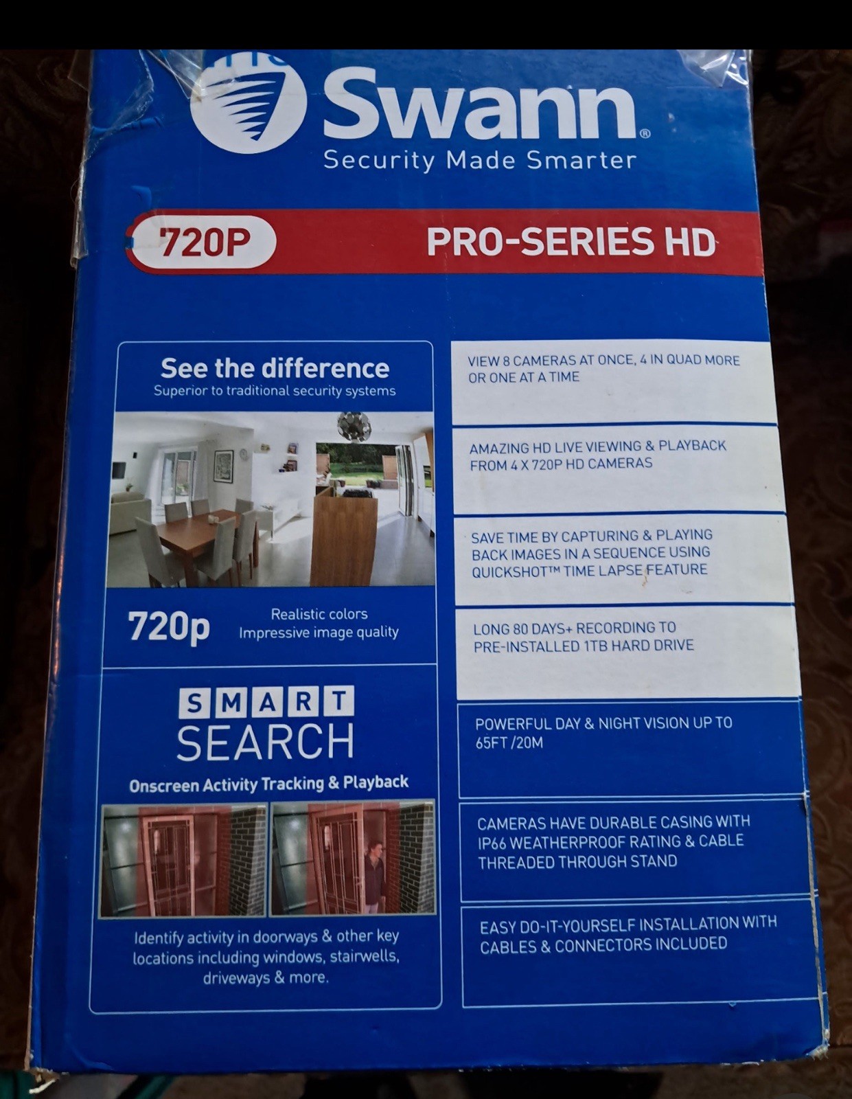 Swann Professional HD Security System Pro-Series 720p with 1TB
