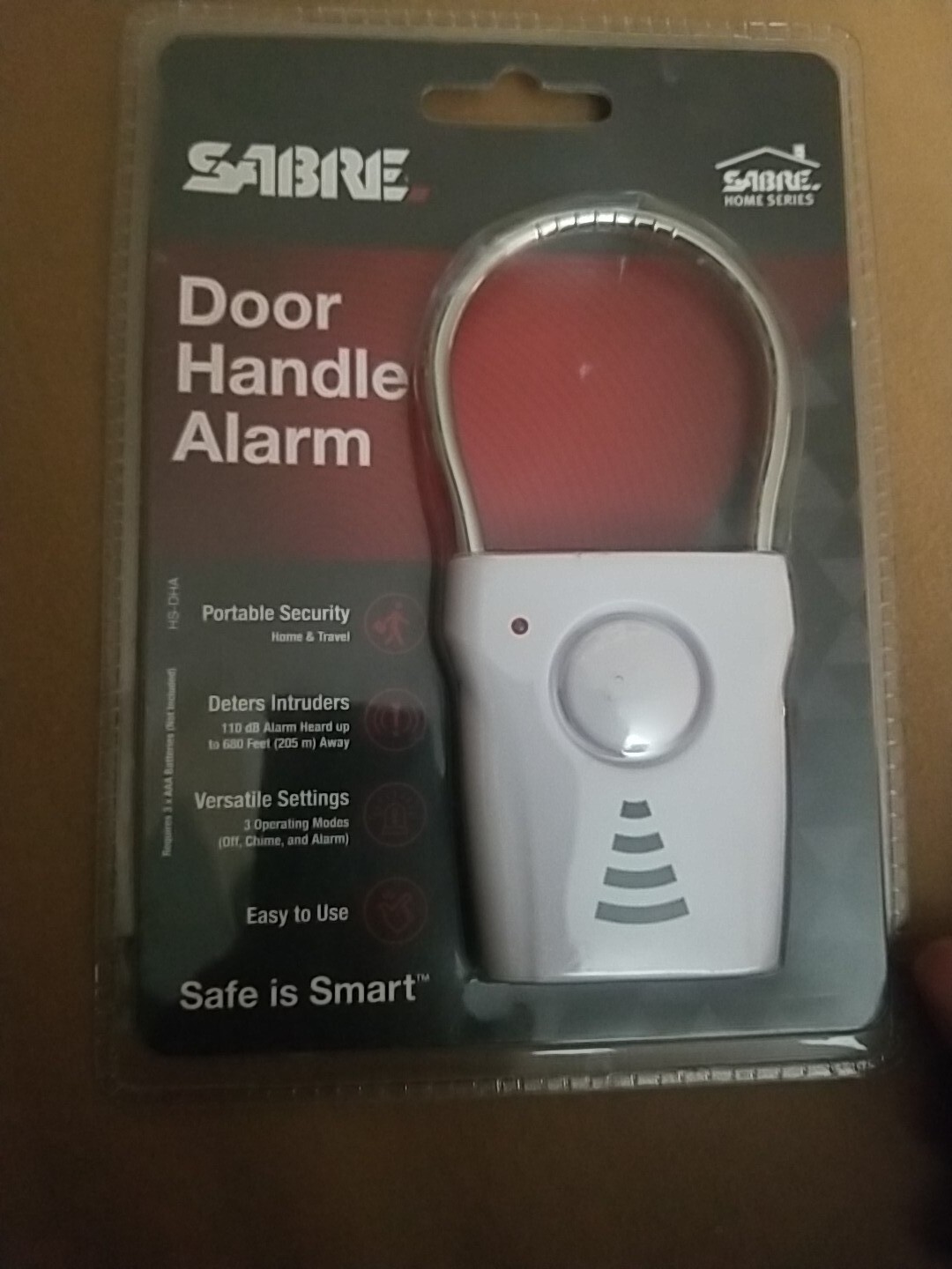 Sabre Door Handle Security Alarm With 2 Detection / 3 Operating Modes – HS-DHA