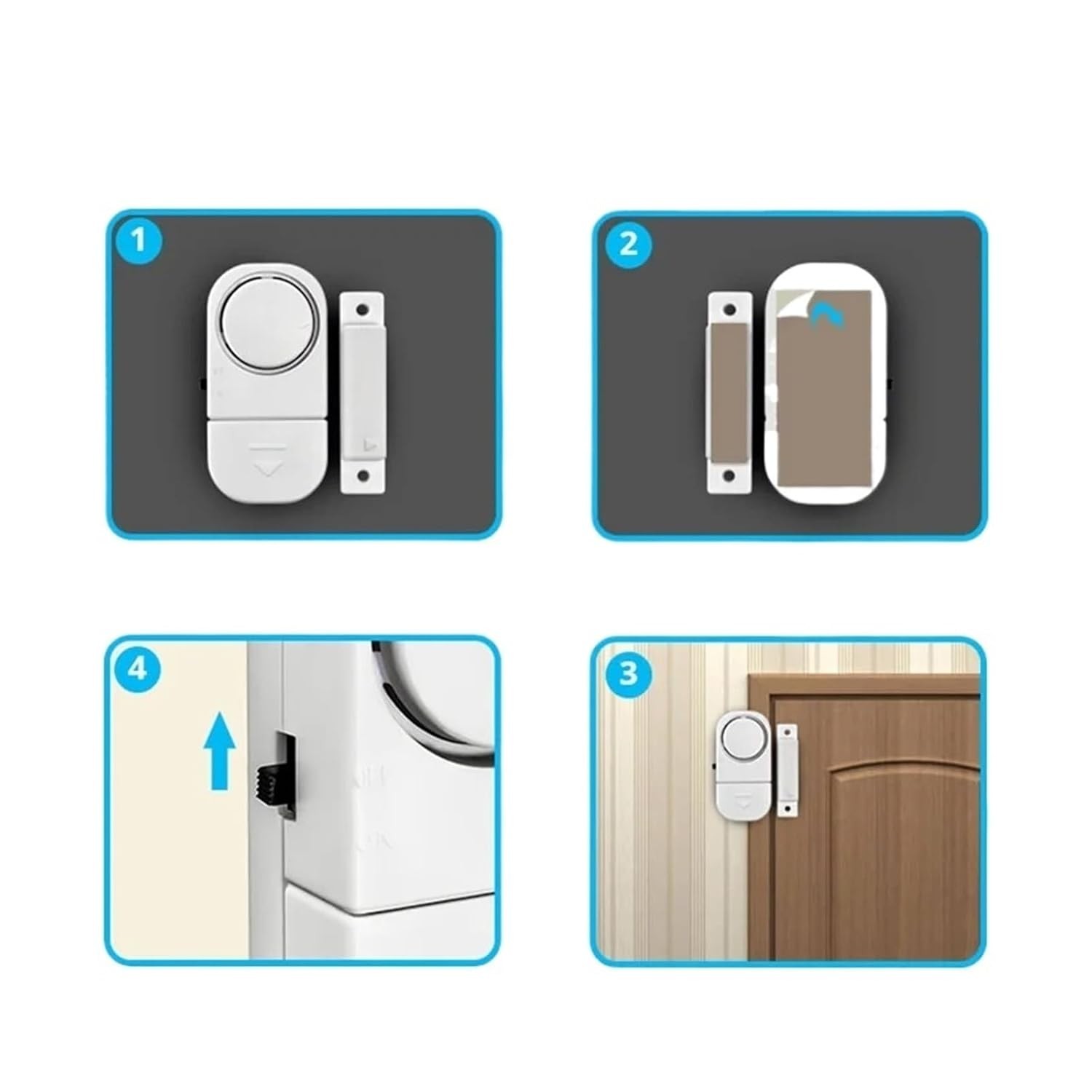 Wireless Home Window Door Burglar Security Alarm System Magnetic Sensor lot